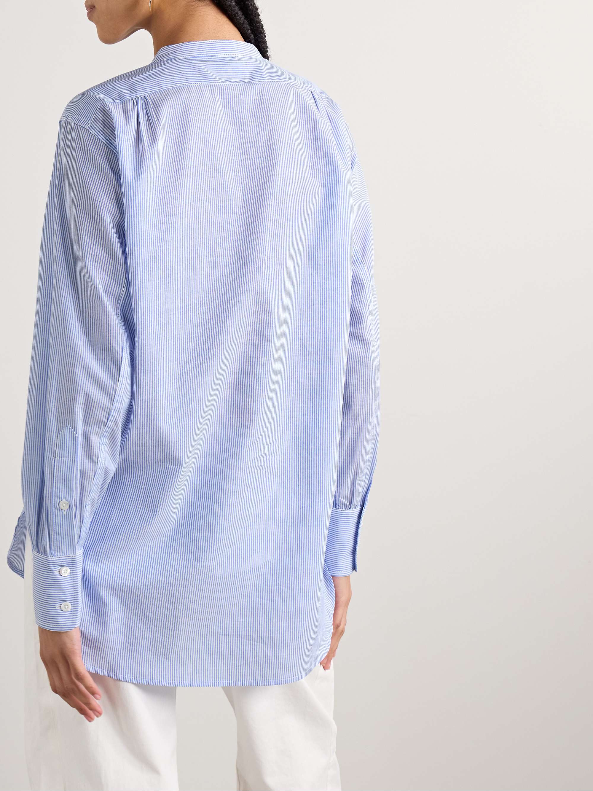 Marta striped cotton shirt view