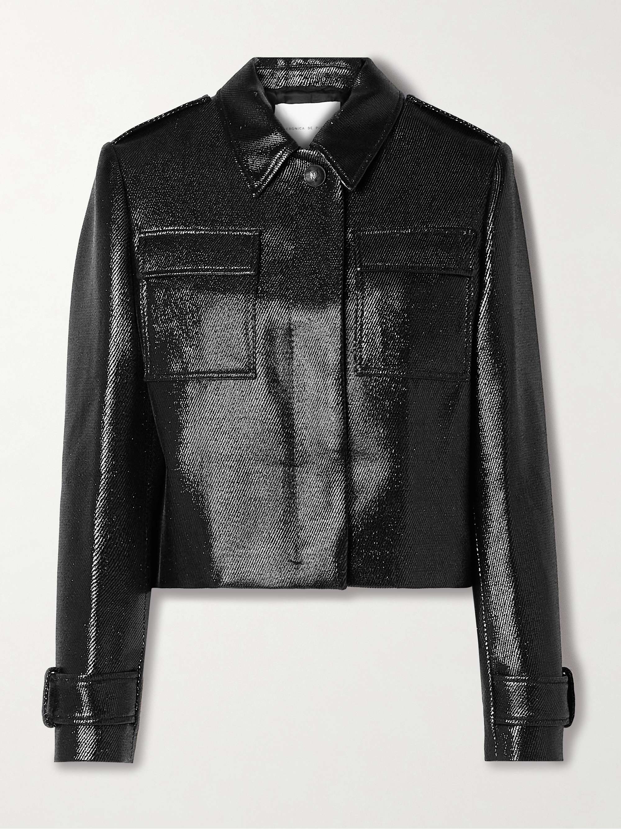 Frankie wool-blend twill jacket view