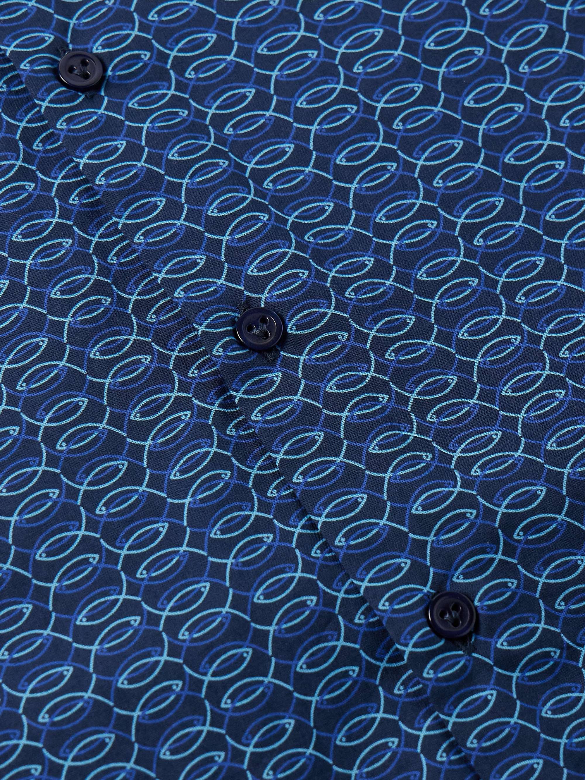 Caracal Printed Organic Cotton-Voile Shirt view