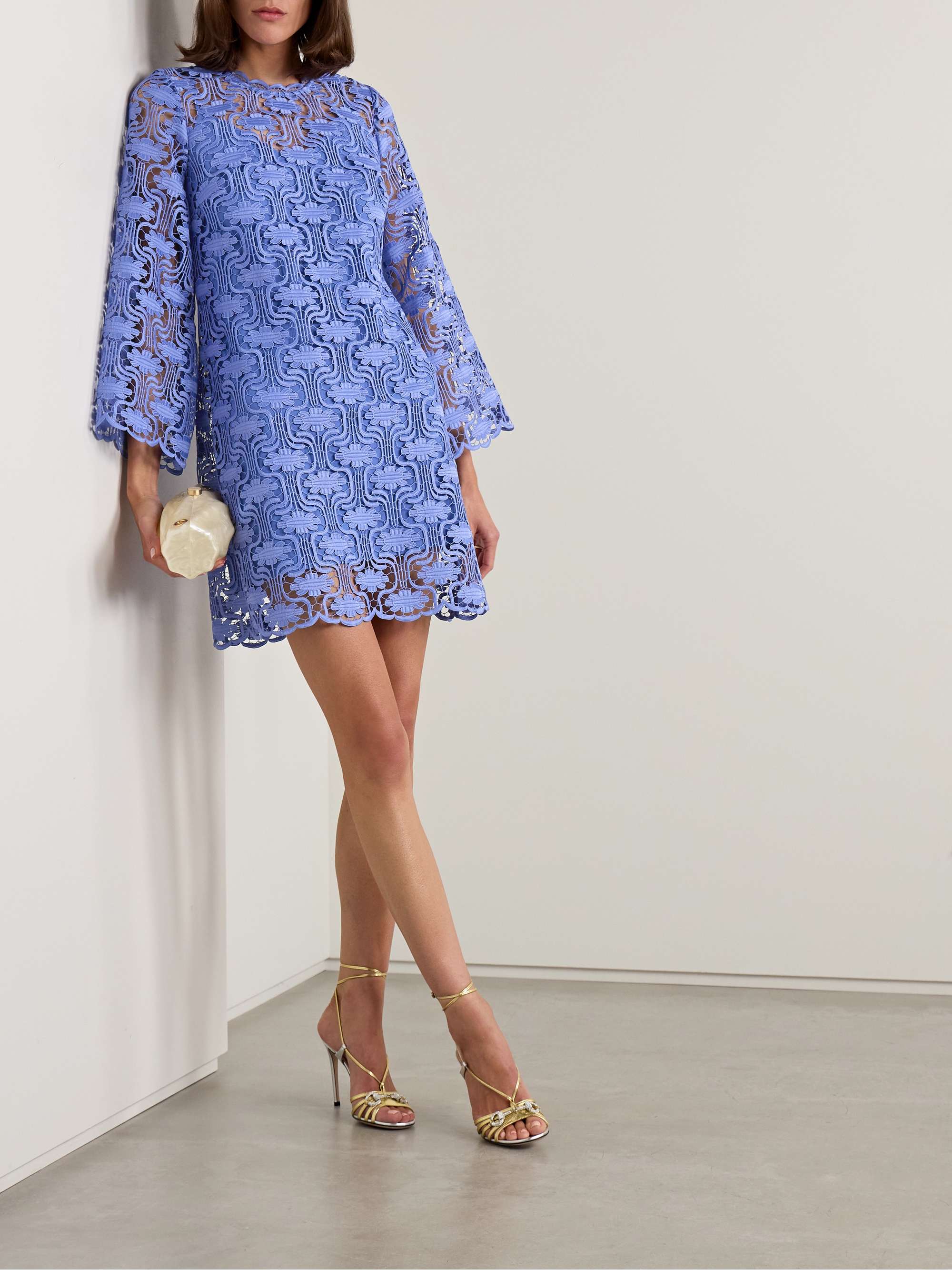 Maxine guipure lace mini dress view