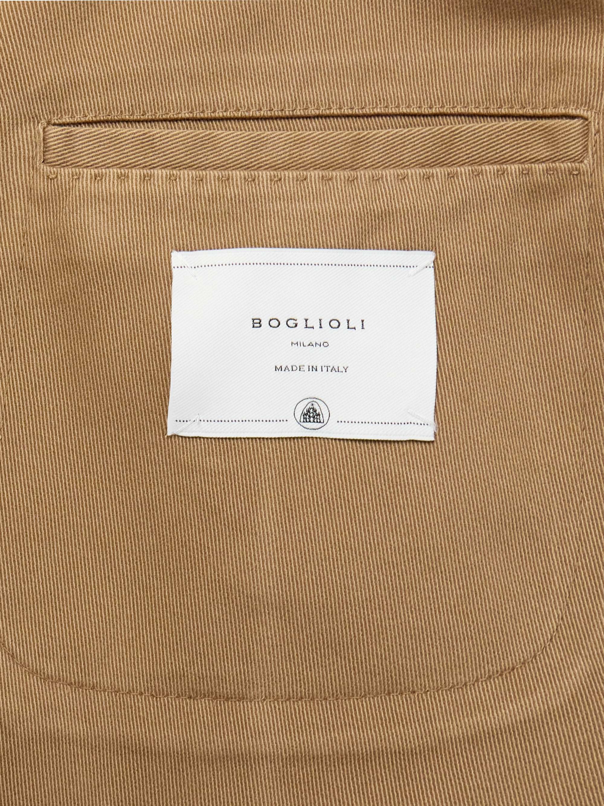 Garment-Dyed Cotton-Blend Twill Blazer view