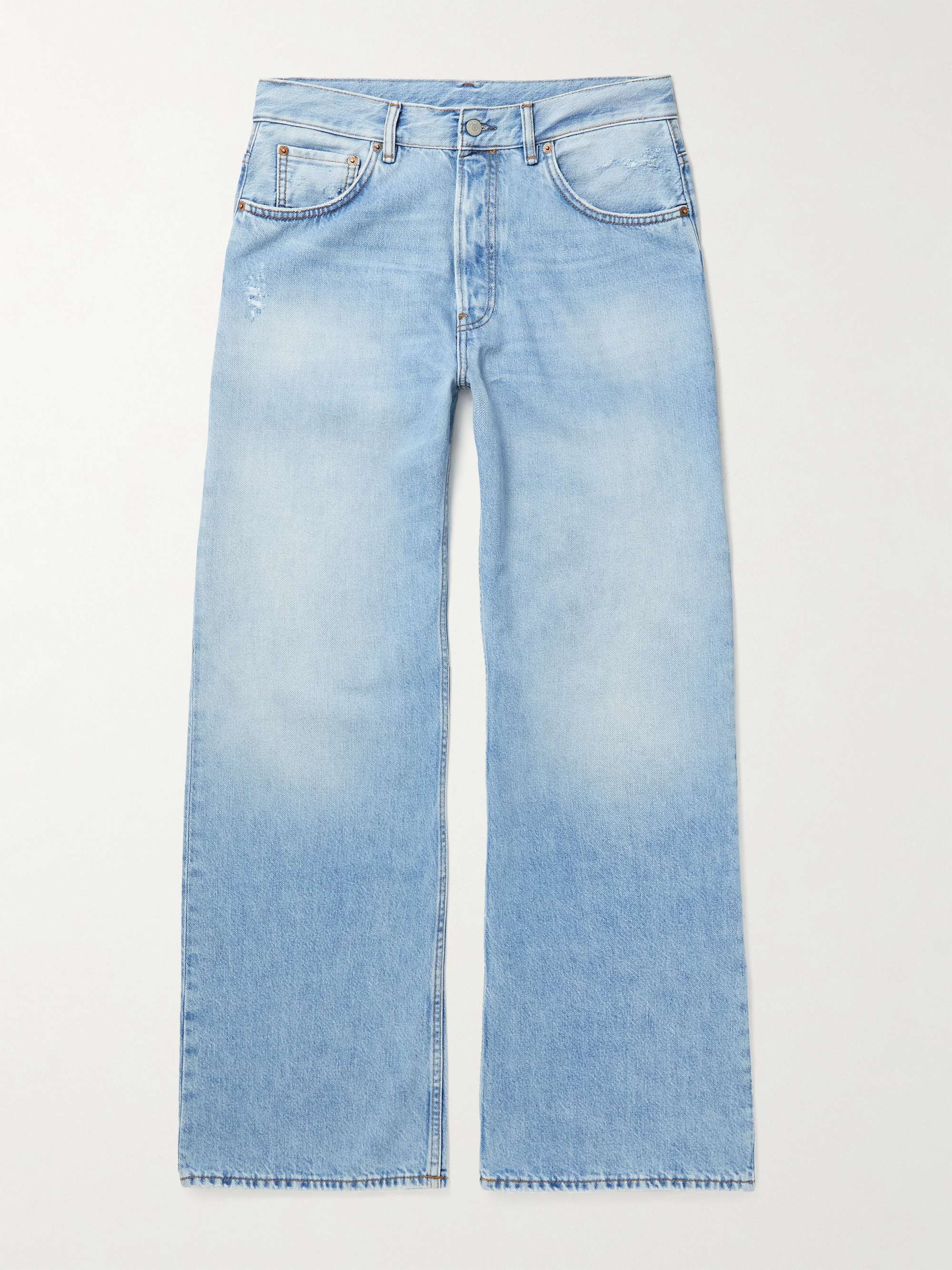 2021M Bootcut Distressed Organic Jeans view