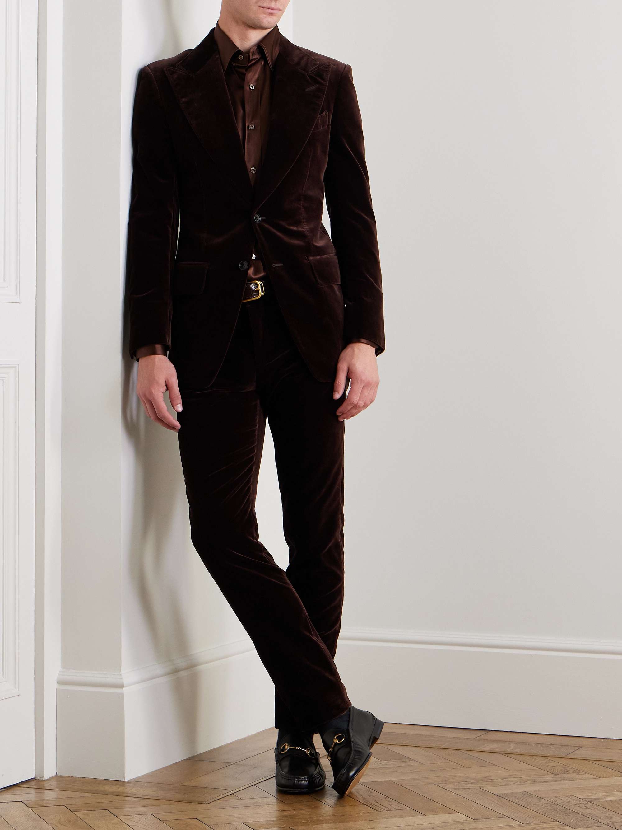 Dyllan Cotton-Velvet Suit Jacket view