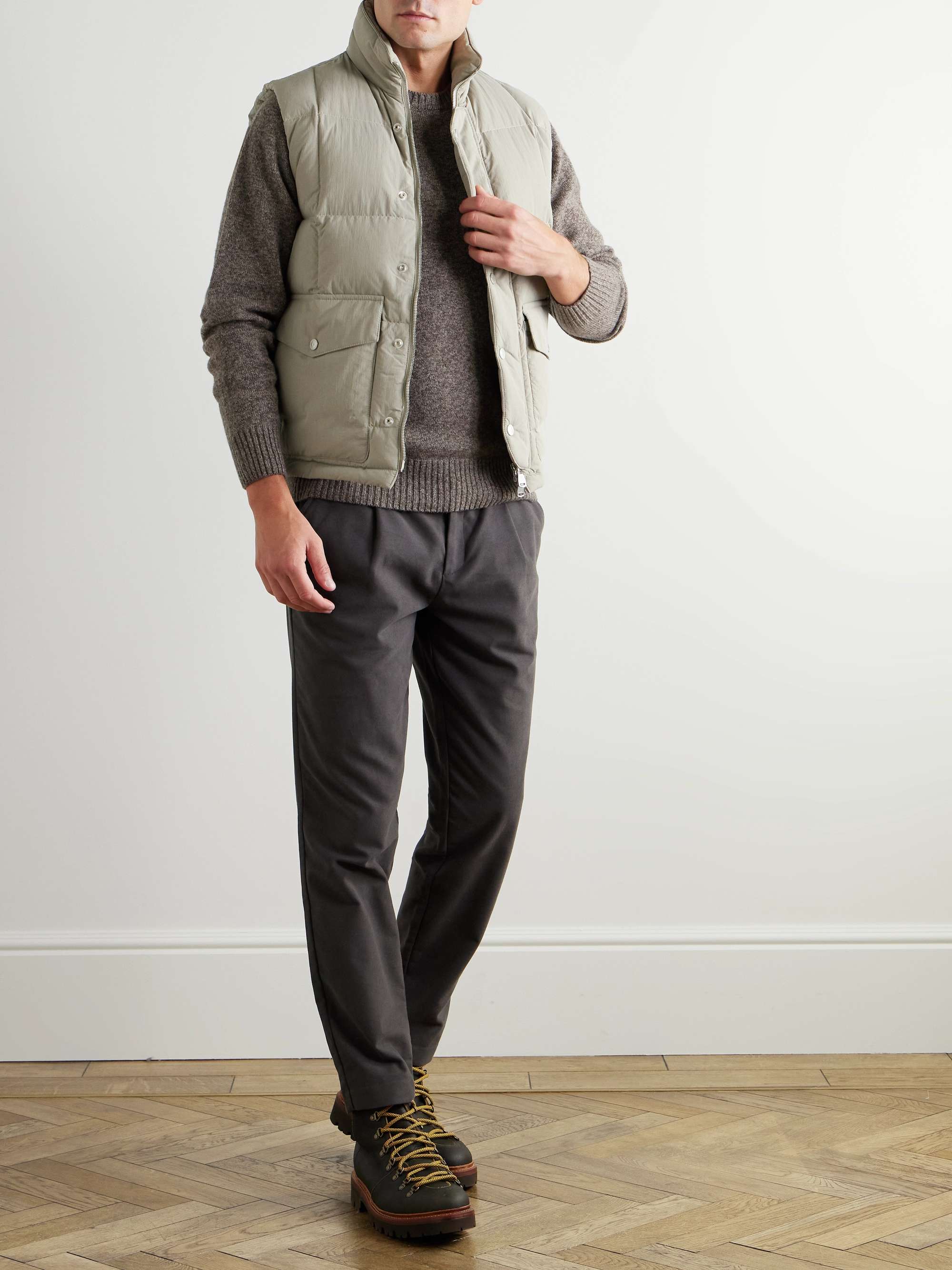 Oliver Quilted Shell Down Gilet view