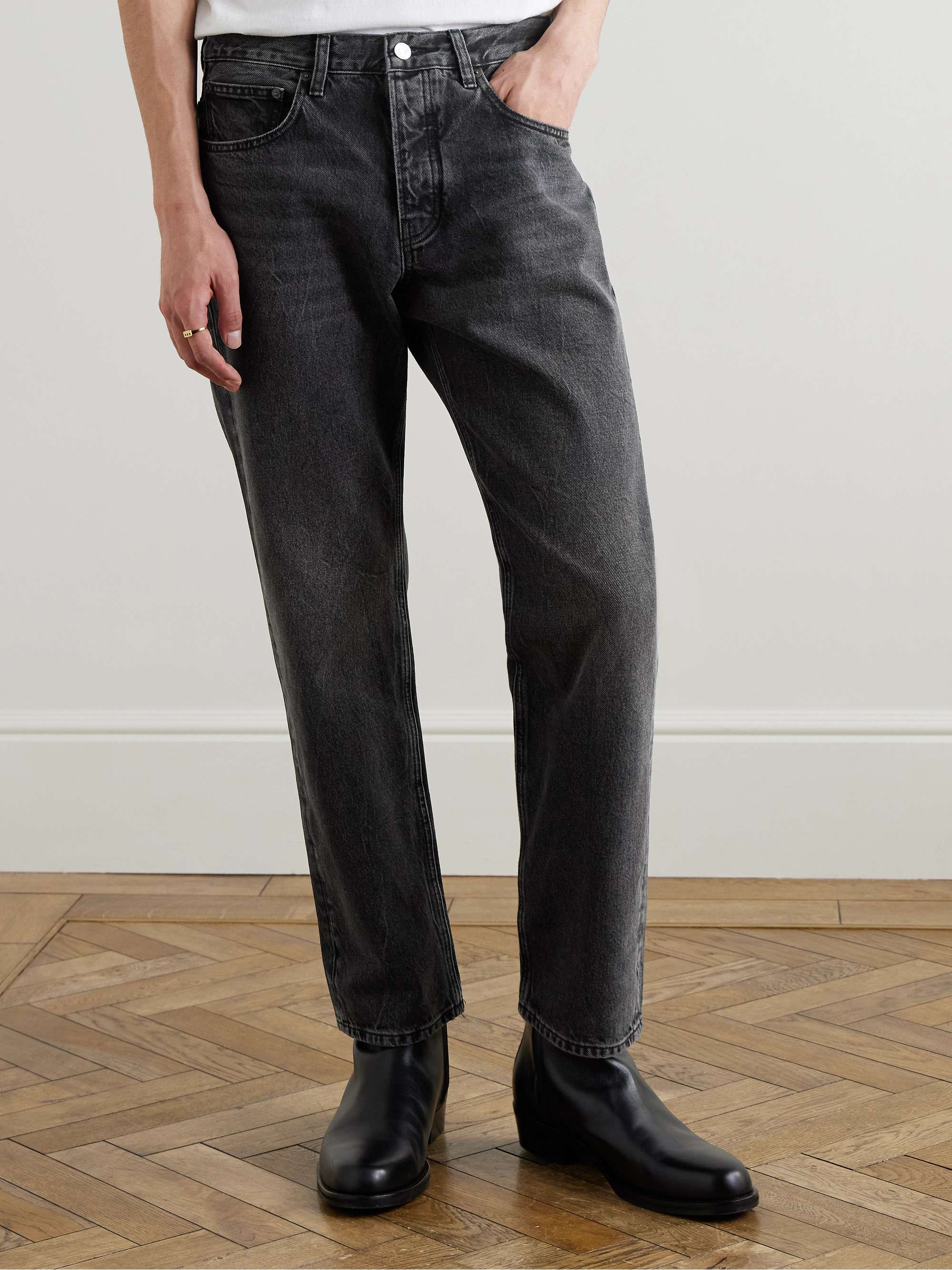 The Straight Slim-Fit Straight-Leg Jeans view