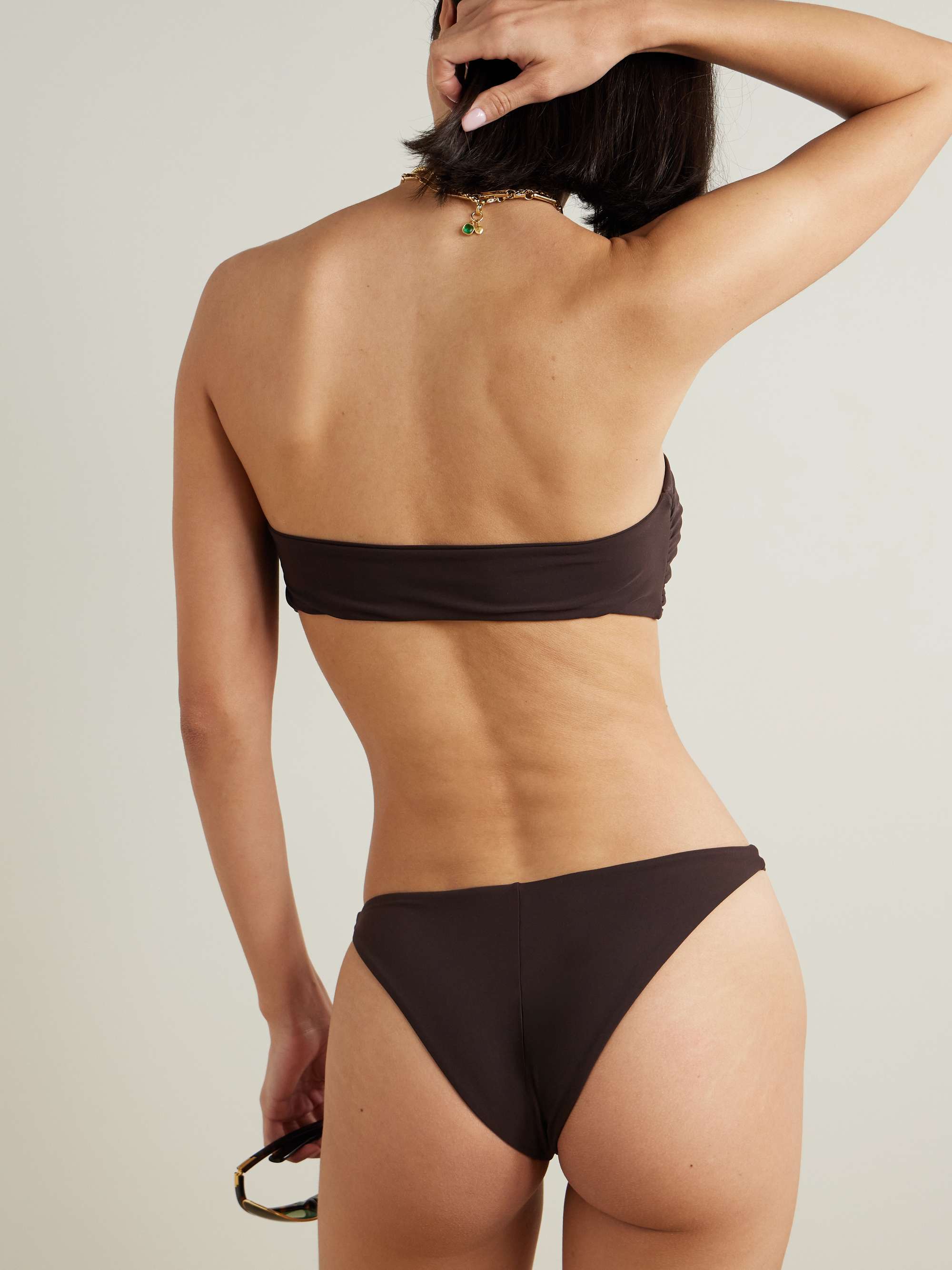 Ottantasei twist-front bandeau bikini view
