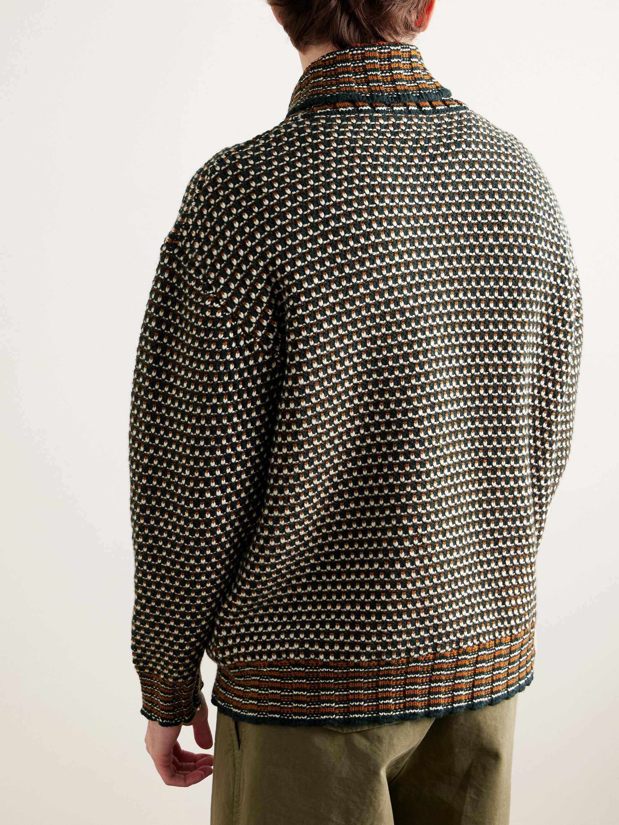 Schenectady Merino Wool Zip-Up Cardigan view