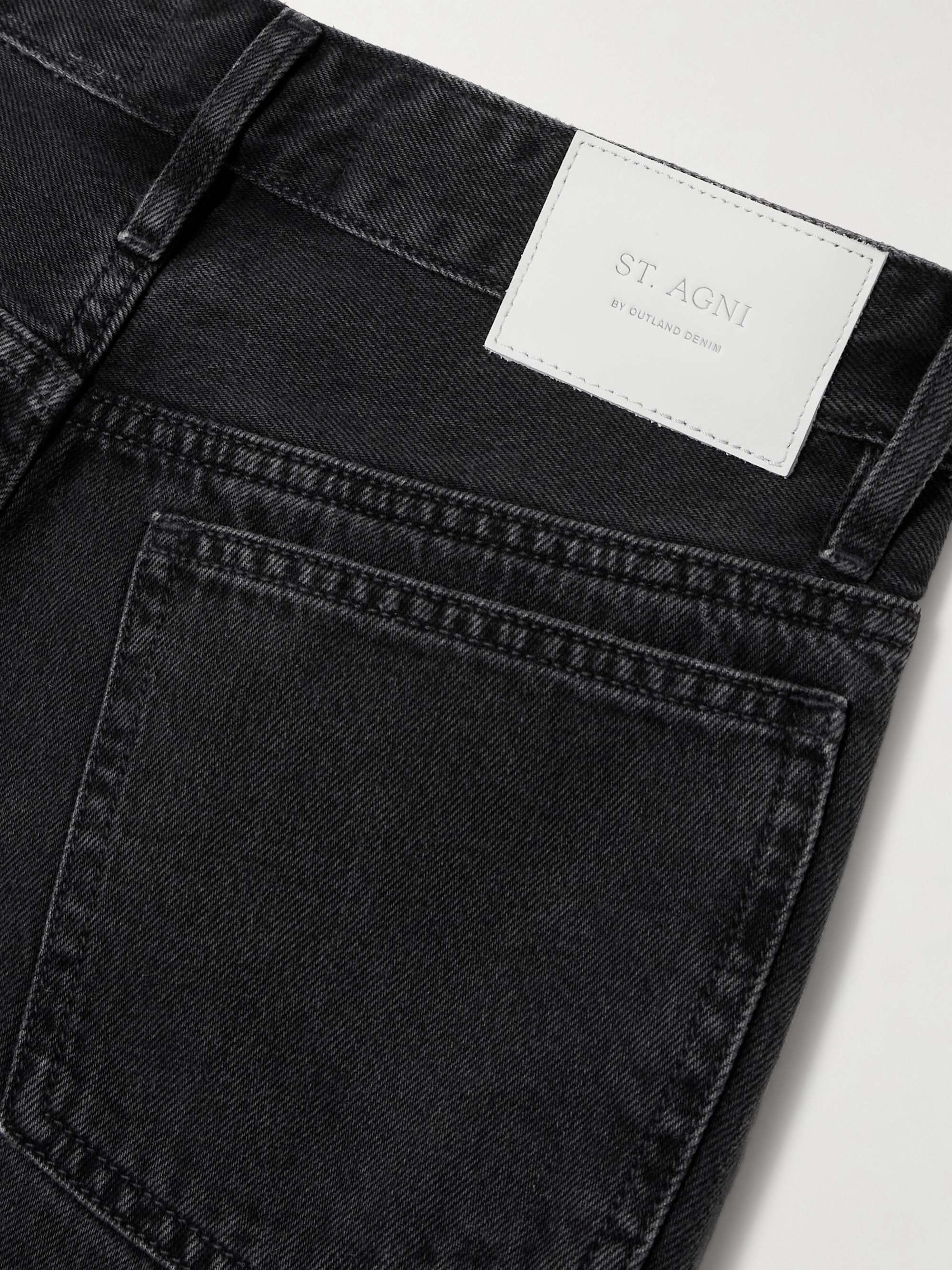 90s low-rise straight-leg organic jeans view