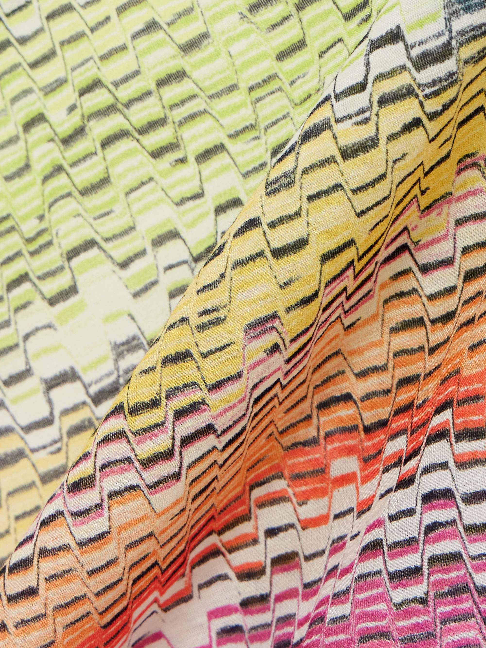 Mare printed cotton and silk-blend halterneck top view