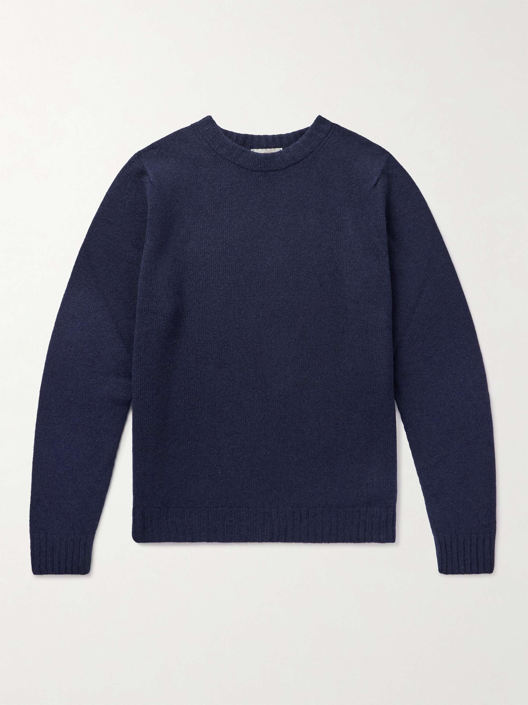 Norfolk Recycled-Cashmere and Merino Wool-Blend Sweater view