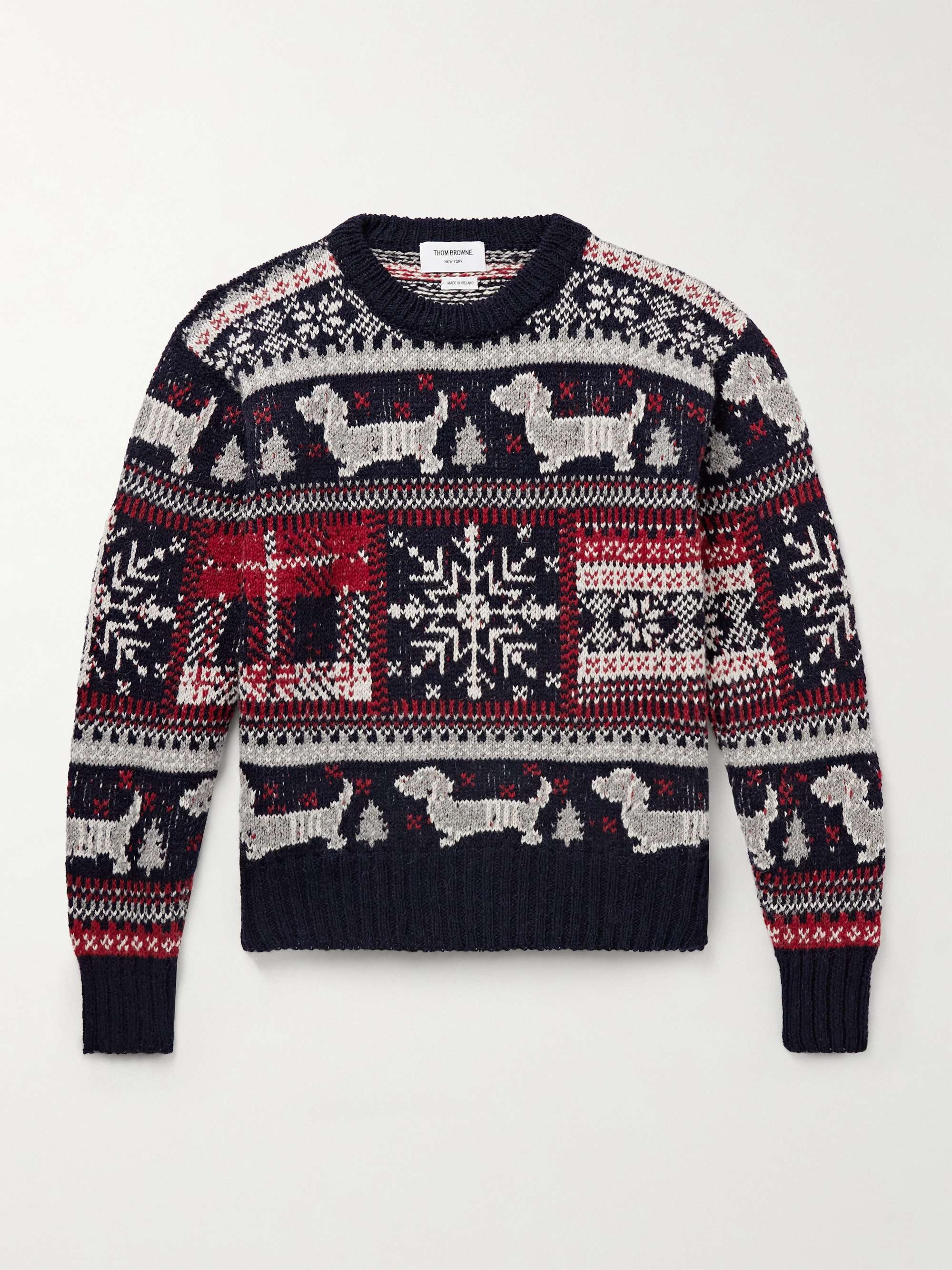 Holiday Hector Fair Isle Wool and Mohair-Blend Sweater view