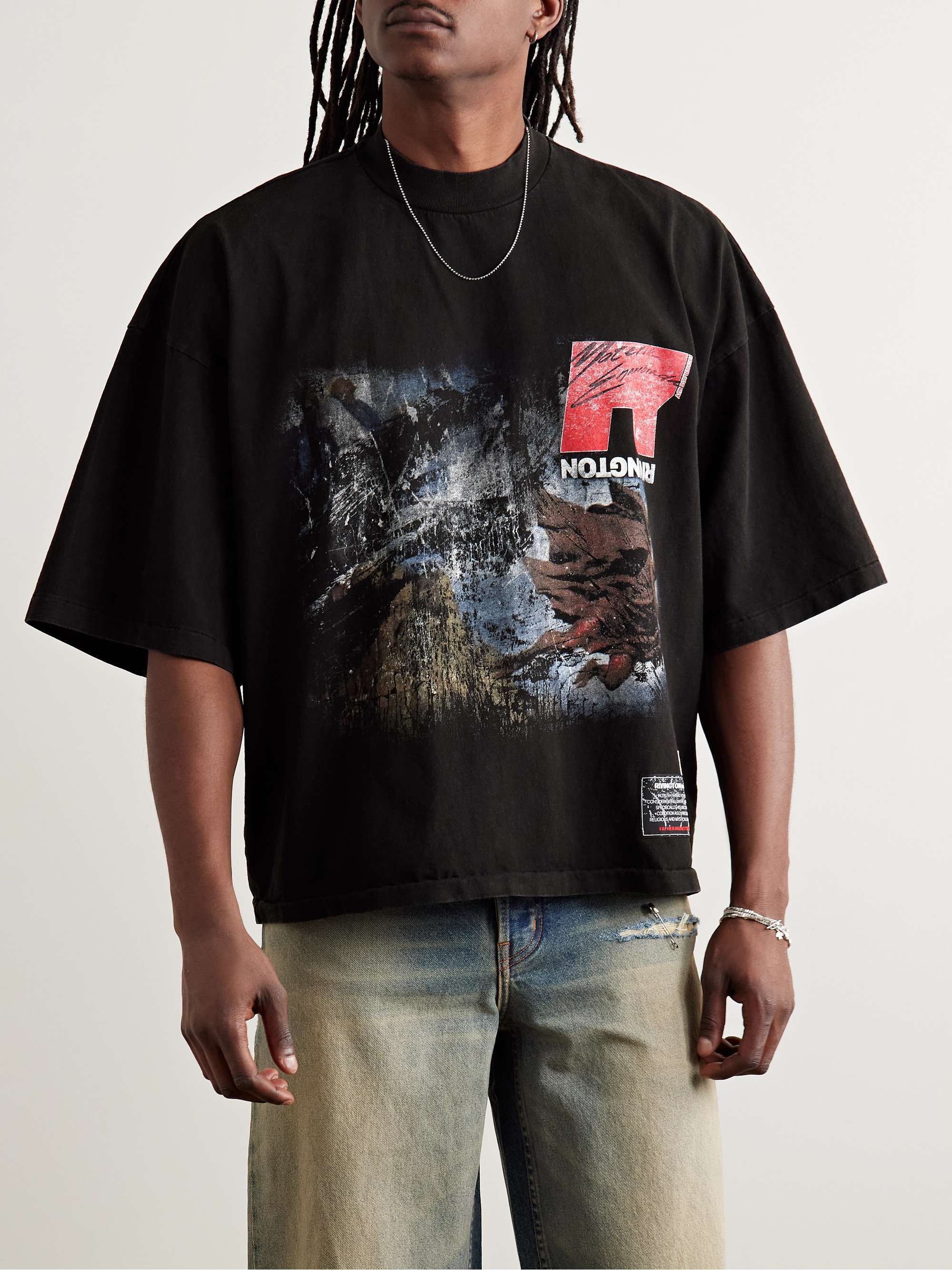 It Was Written Logo-Print Cotton-Jersey T-Shirt view