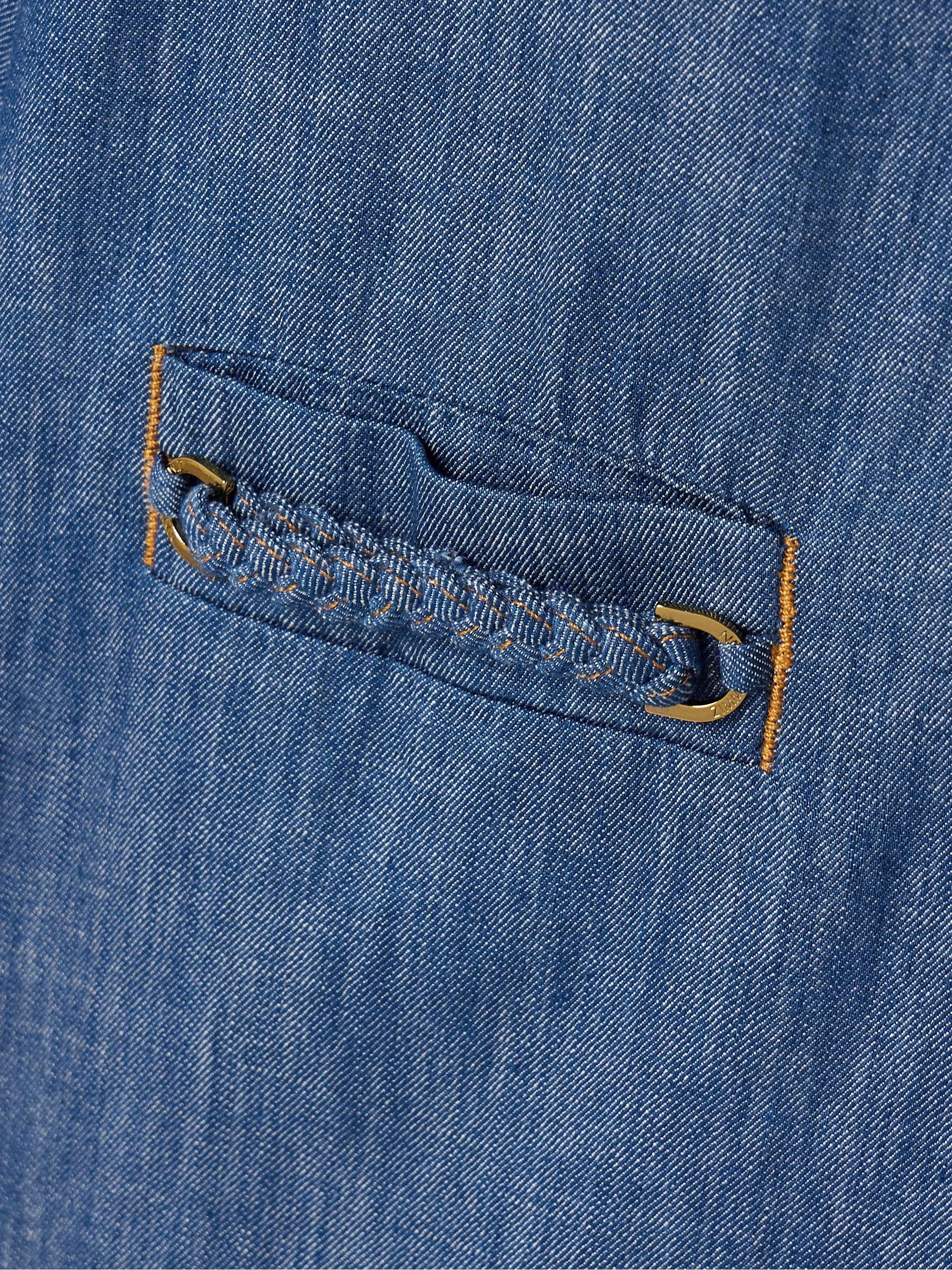 Wylie braided denim mini dress view