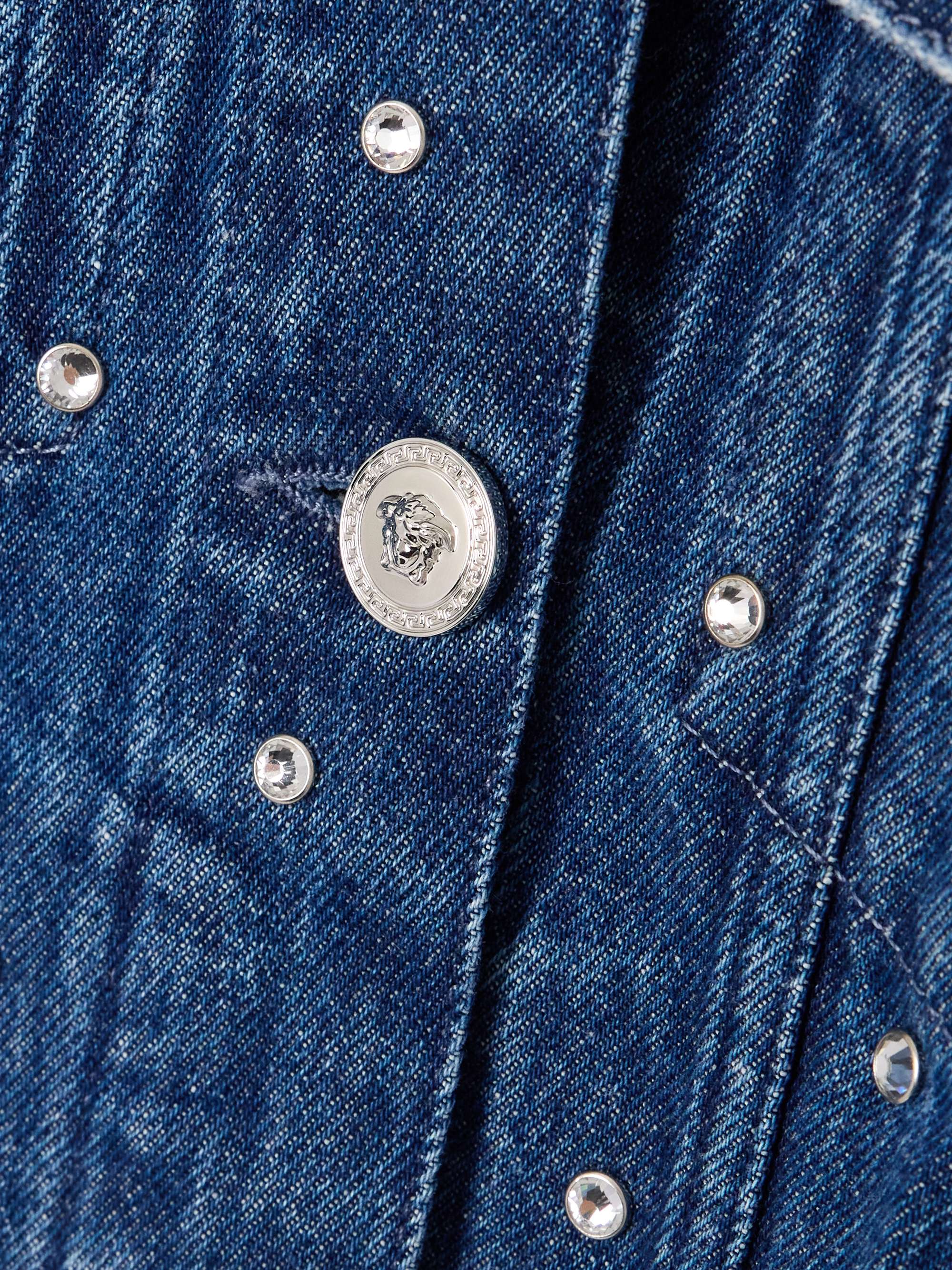 Studded denim jacket view