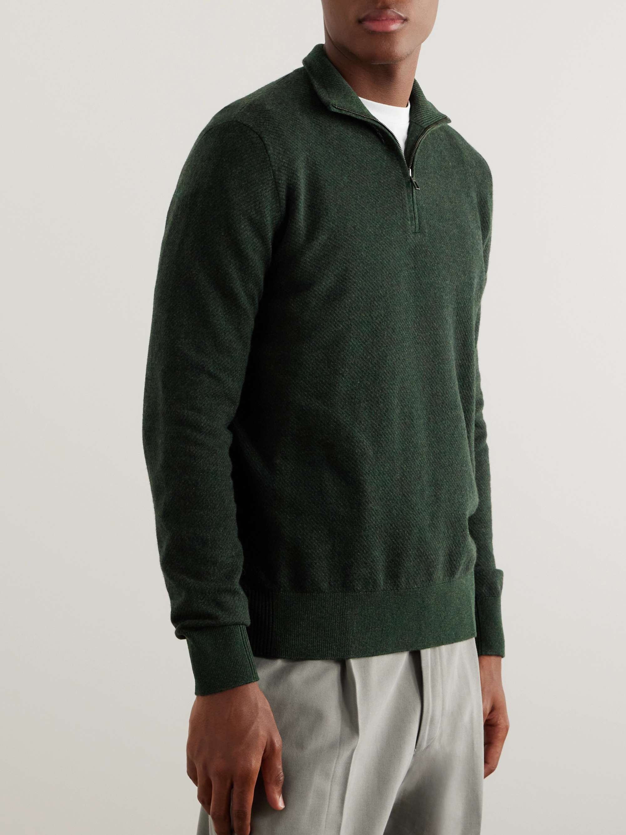 Roadster Cashmere Zip-Up Cardigan view