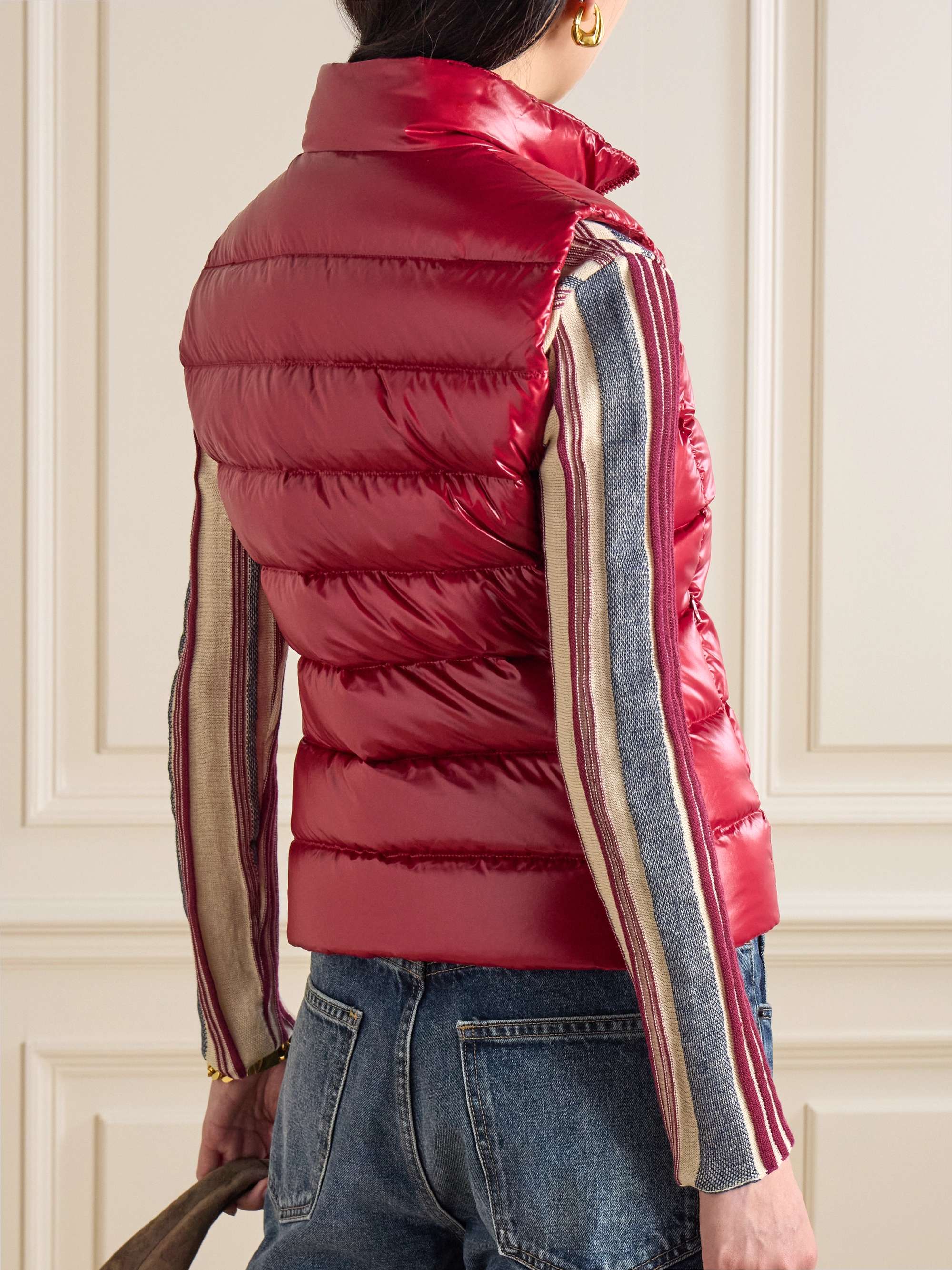 Ghany quilted shell down vest view