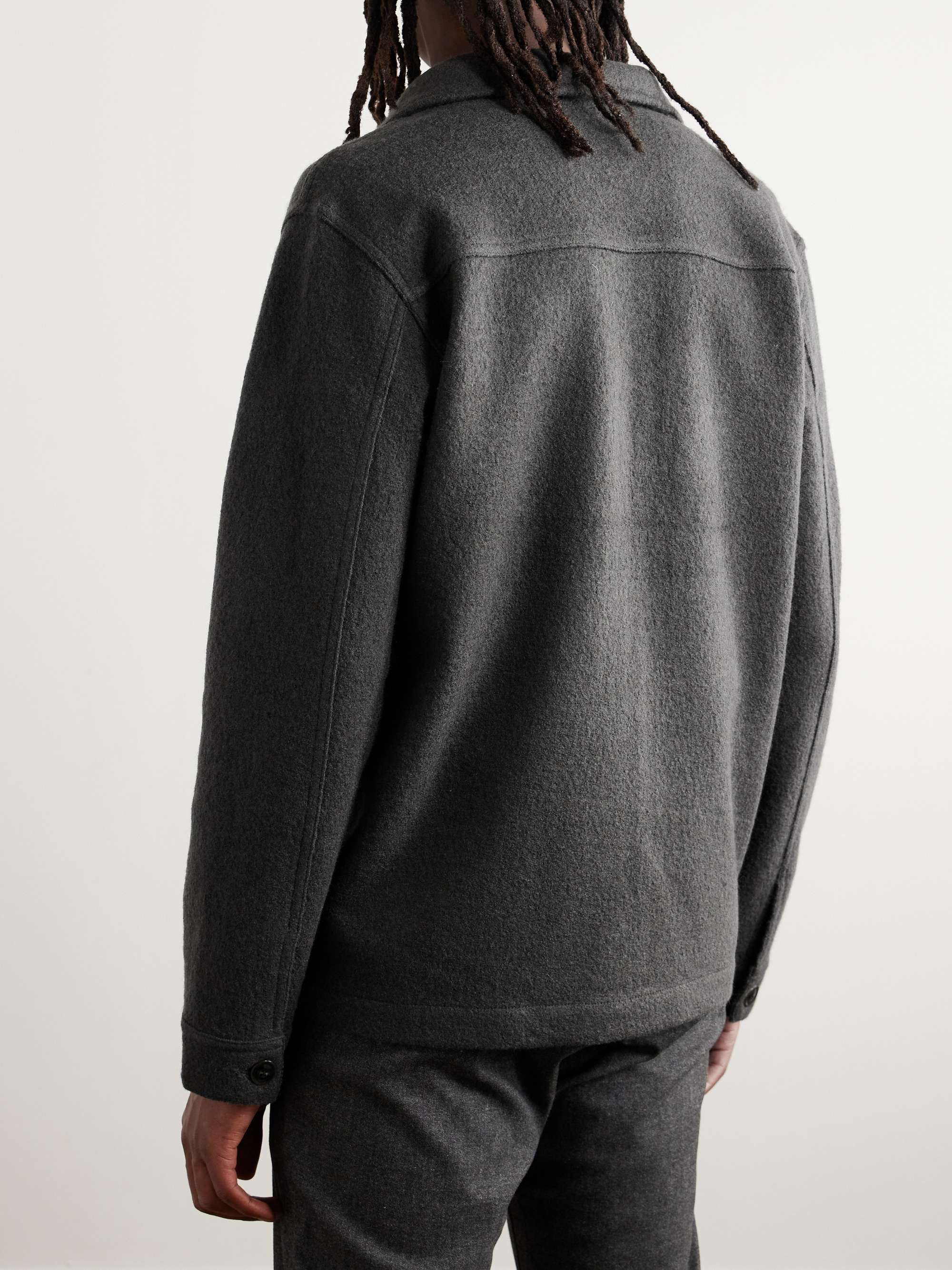 Isak Boiled Merino Wool Jacket view