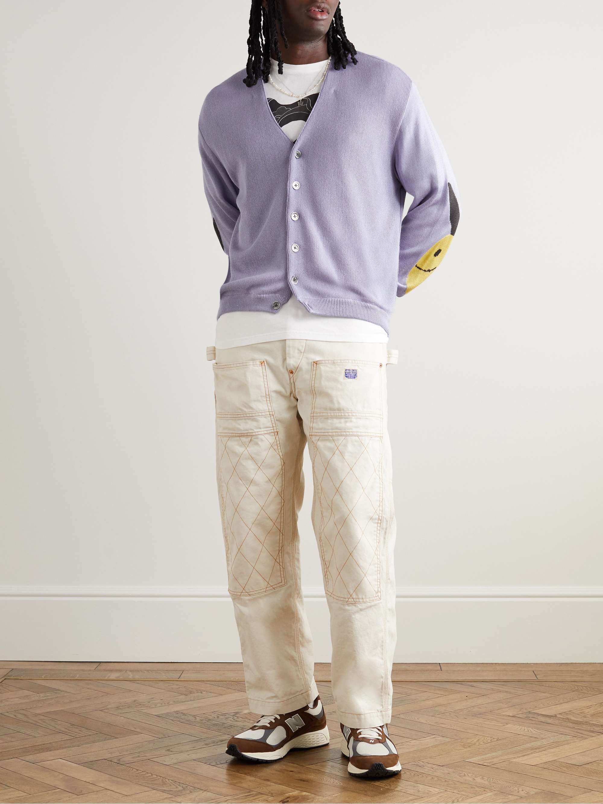Intarsia Knitted Cardigan view