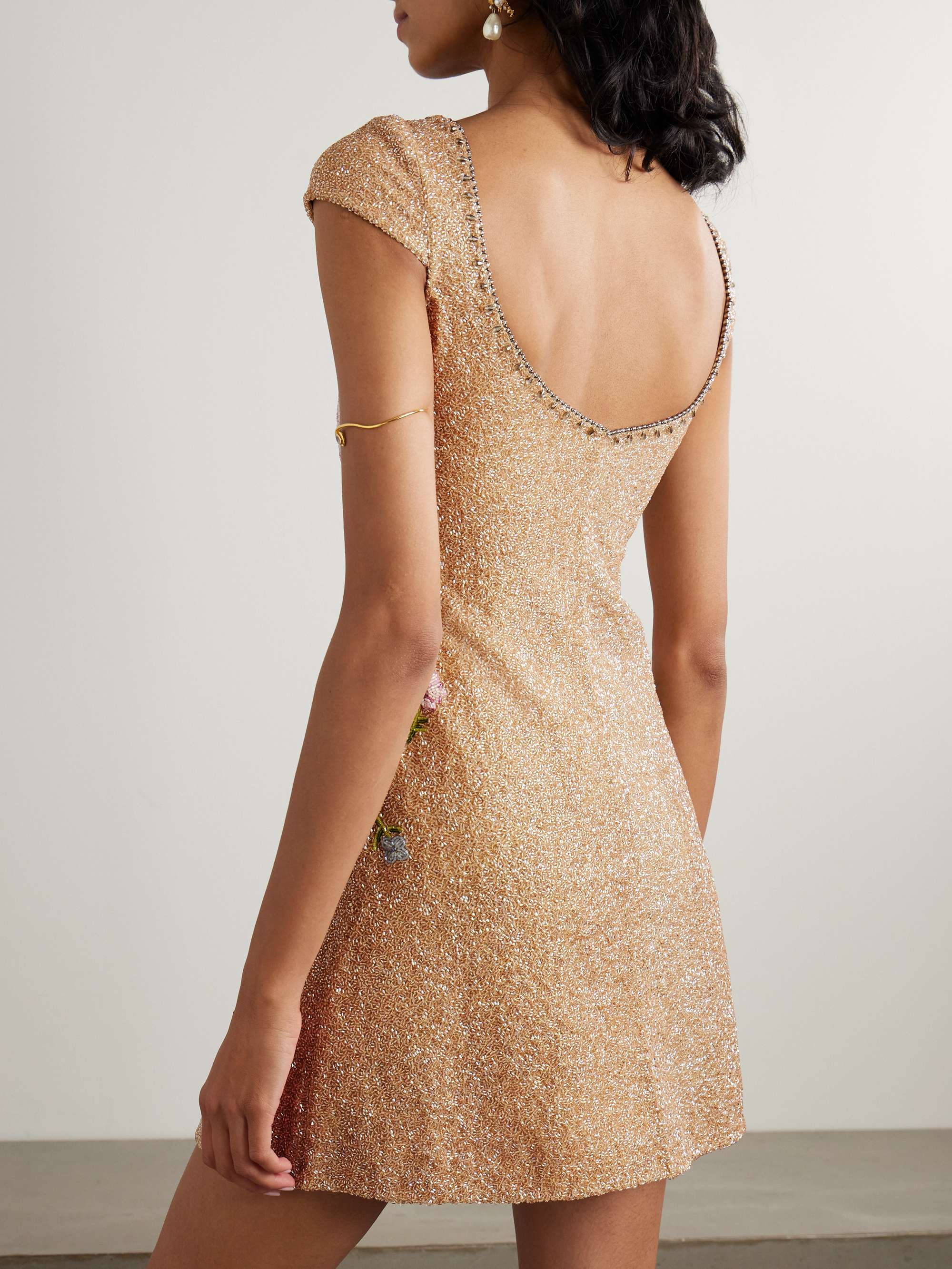 Marie embellished stretch-tulle mini dress view