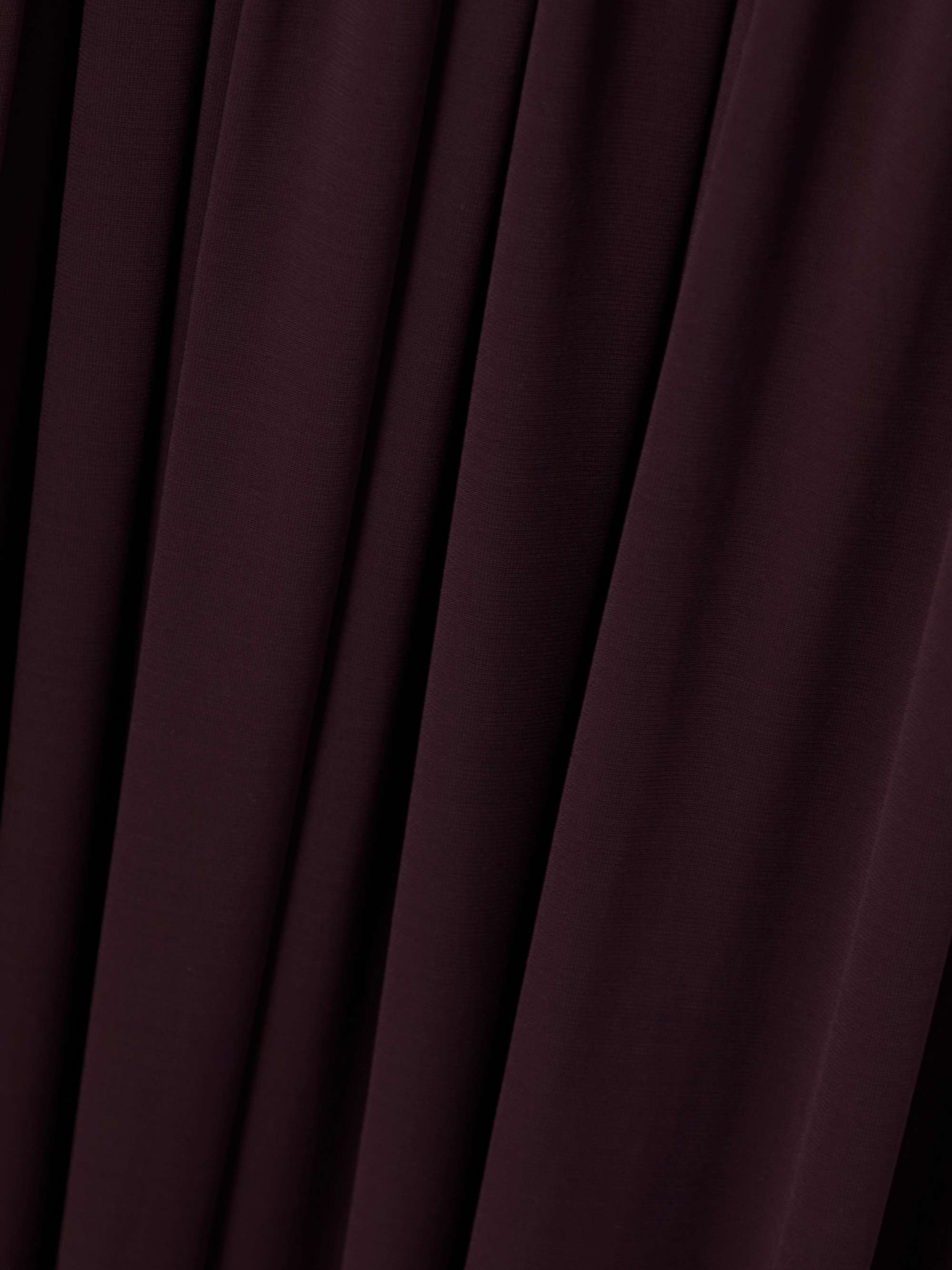 Strapless pleated stretch-jersey midi dress view