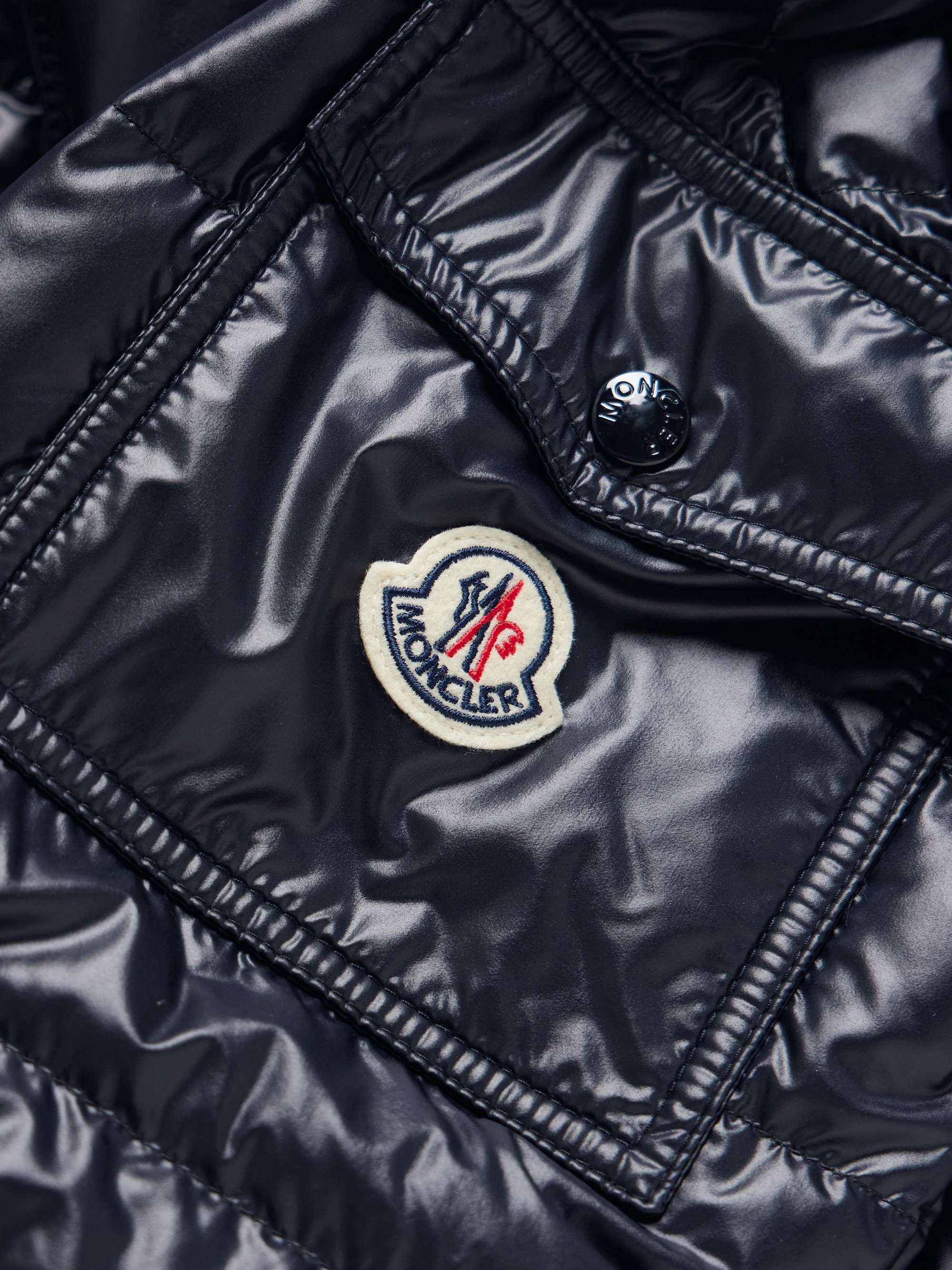 Lauros Quilted Shell Hooded Down Jacket view