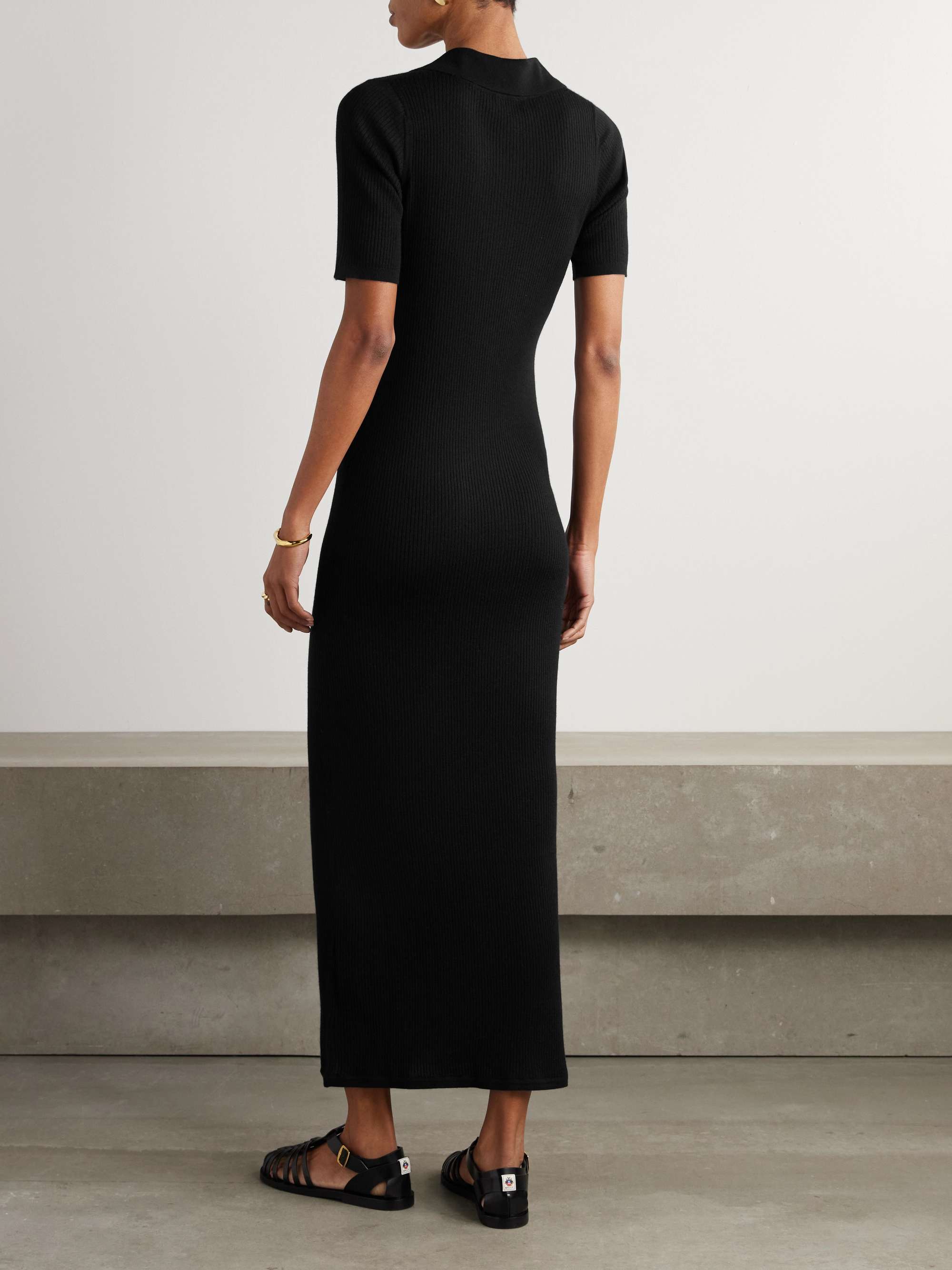 Cashmere midi dress view