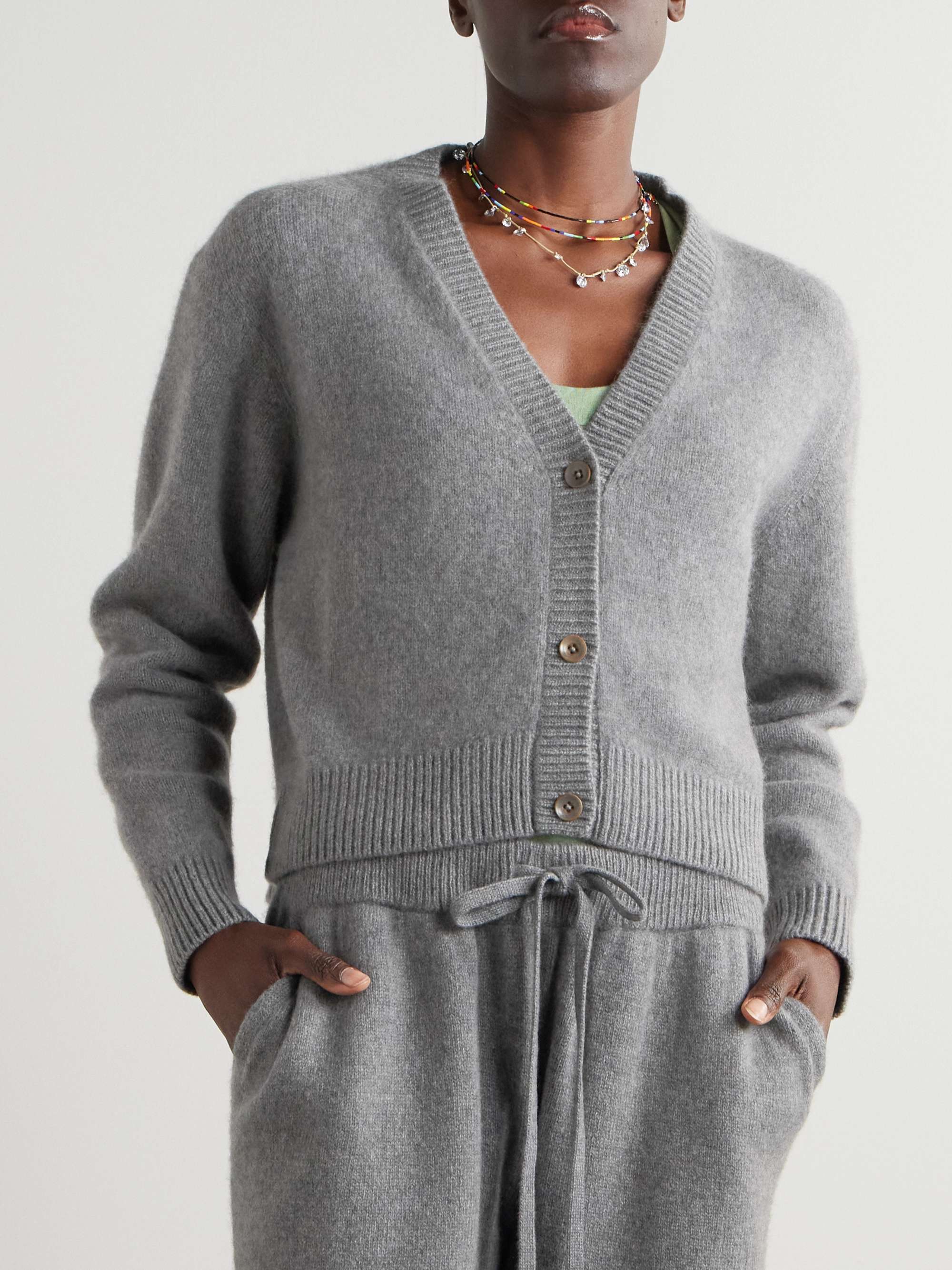 Tes cashmere cardigan view