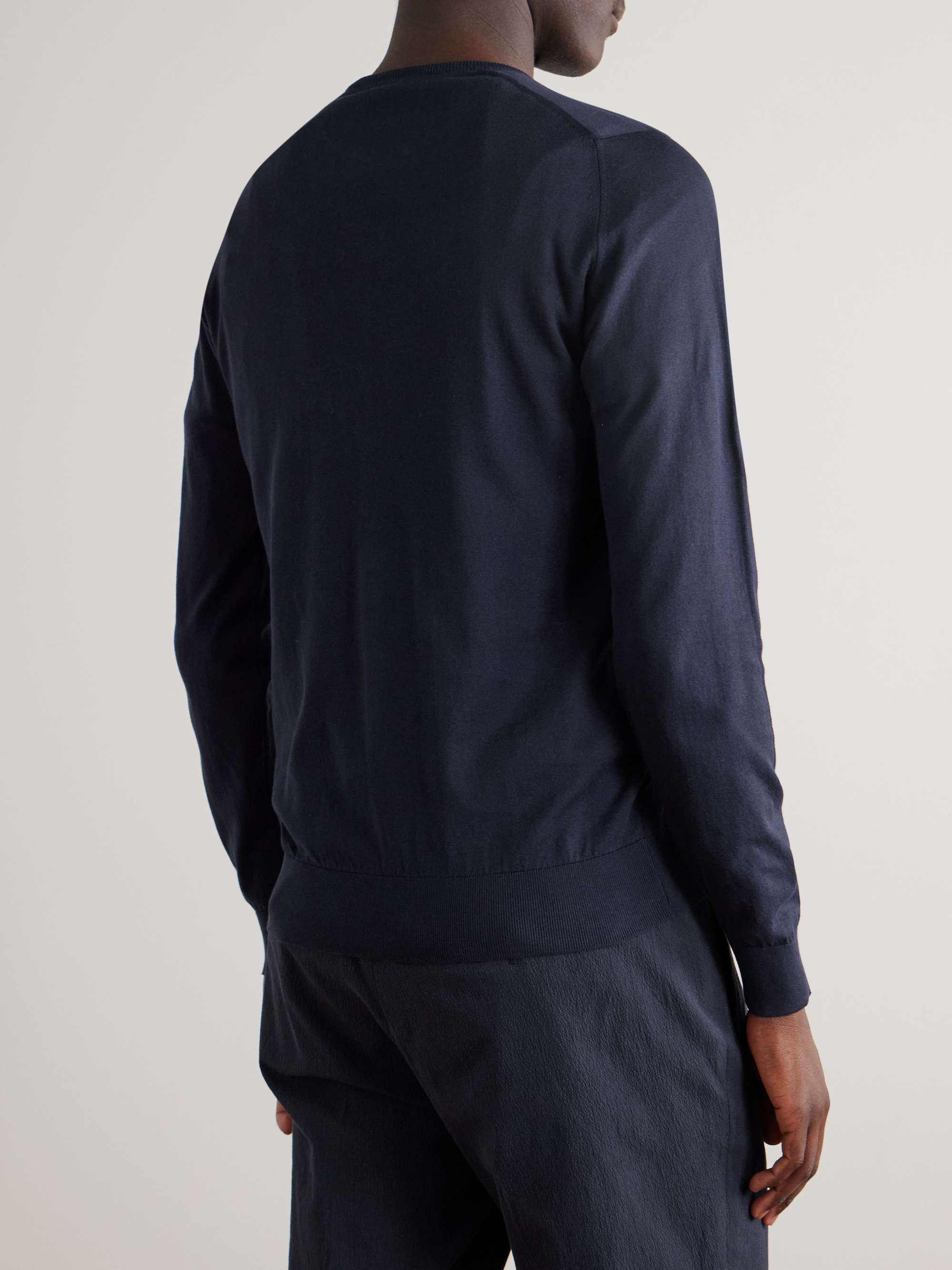 Hatfield Slim-Fit Sea Island Cotton Sweater view