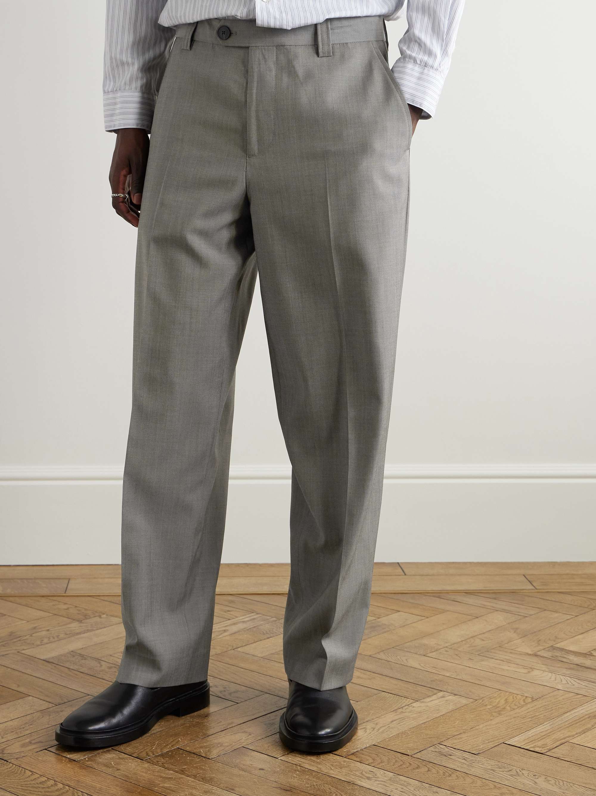 Study Straight-Leg Wool-Twill Suit Trousers view