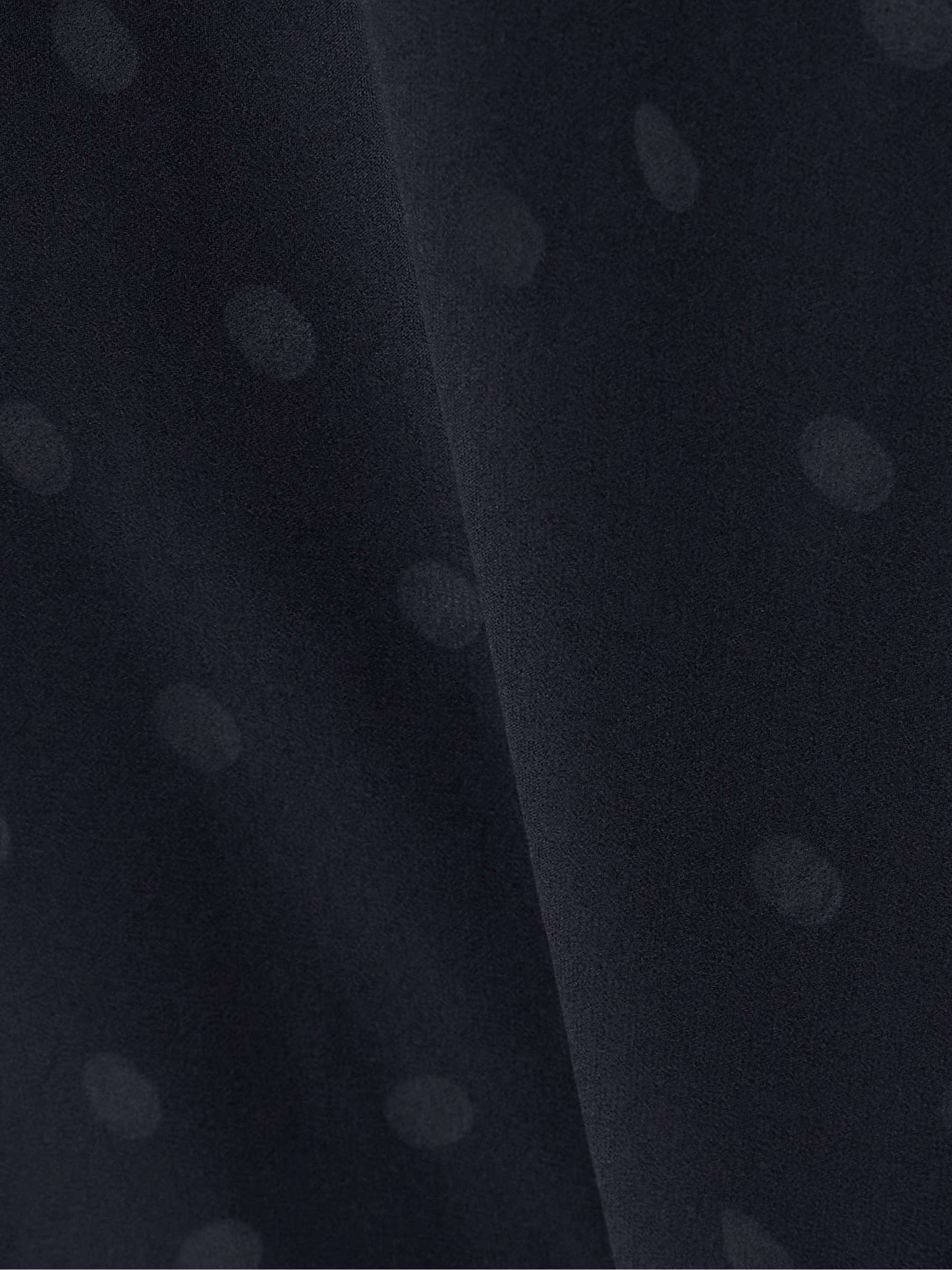 Layered distressed polka-dot chiffon skirt view