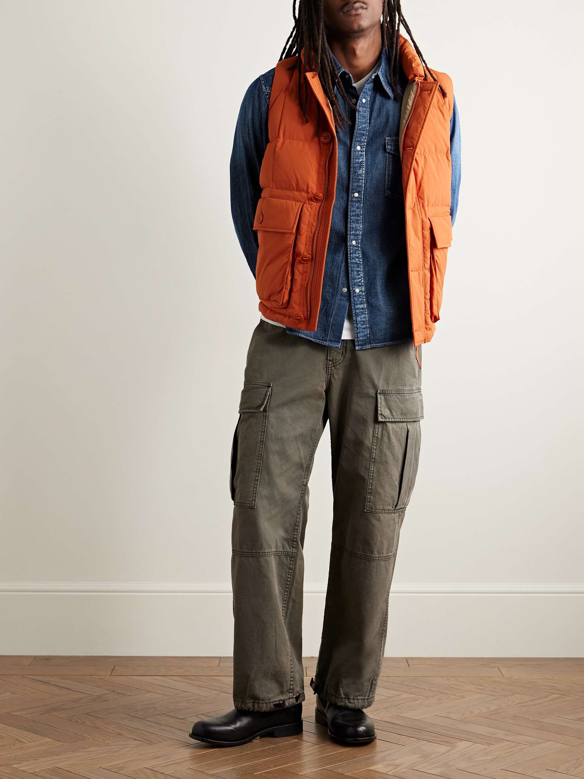 Social Sculpture Denim Western Shirt view