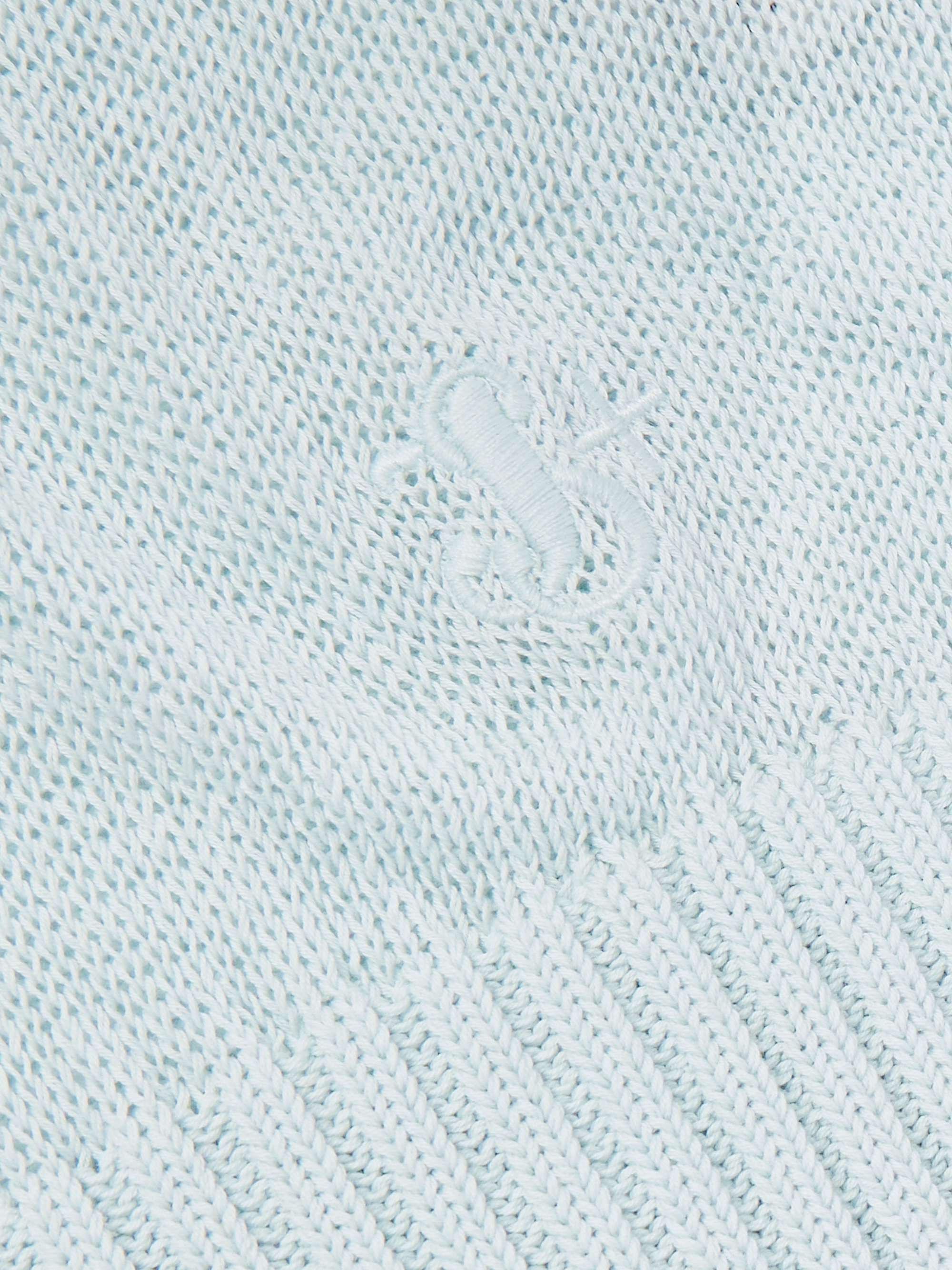 Logo-Embroidered Cotton Sweater view