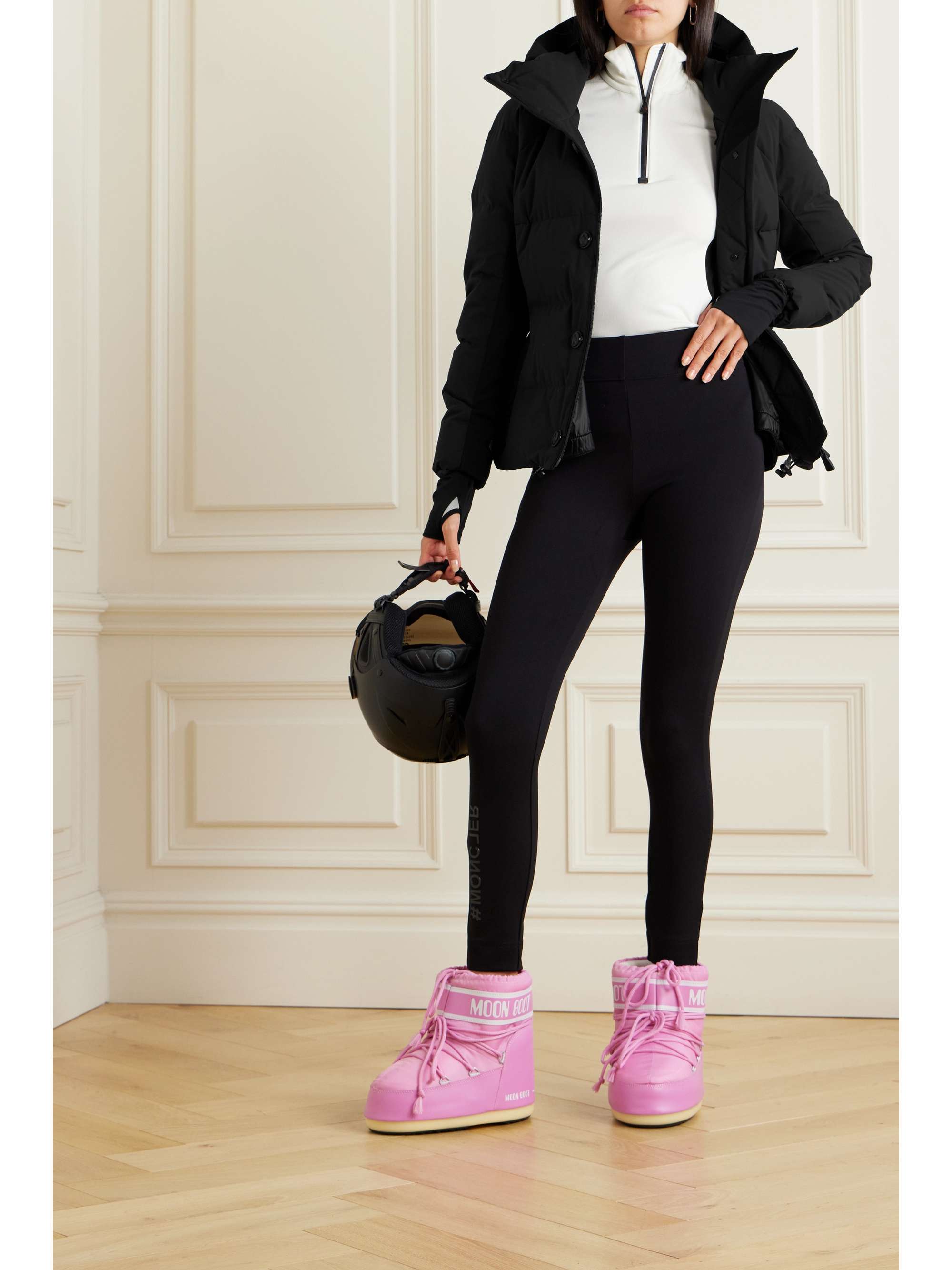 Guyane hooded down ski jacket view