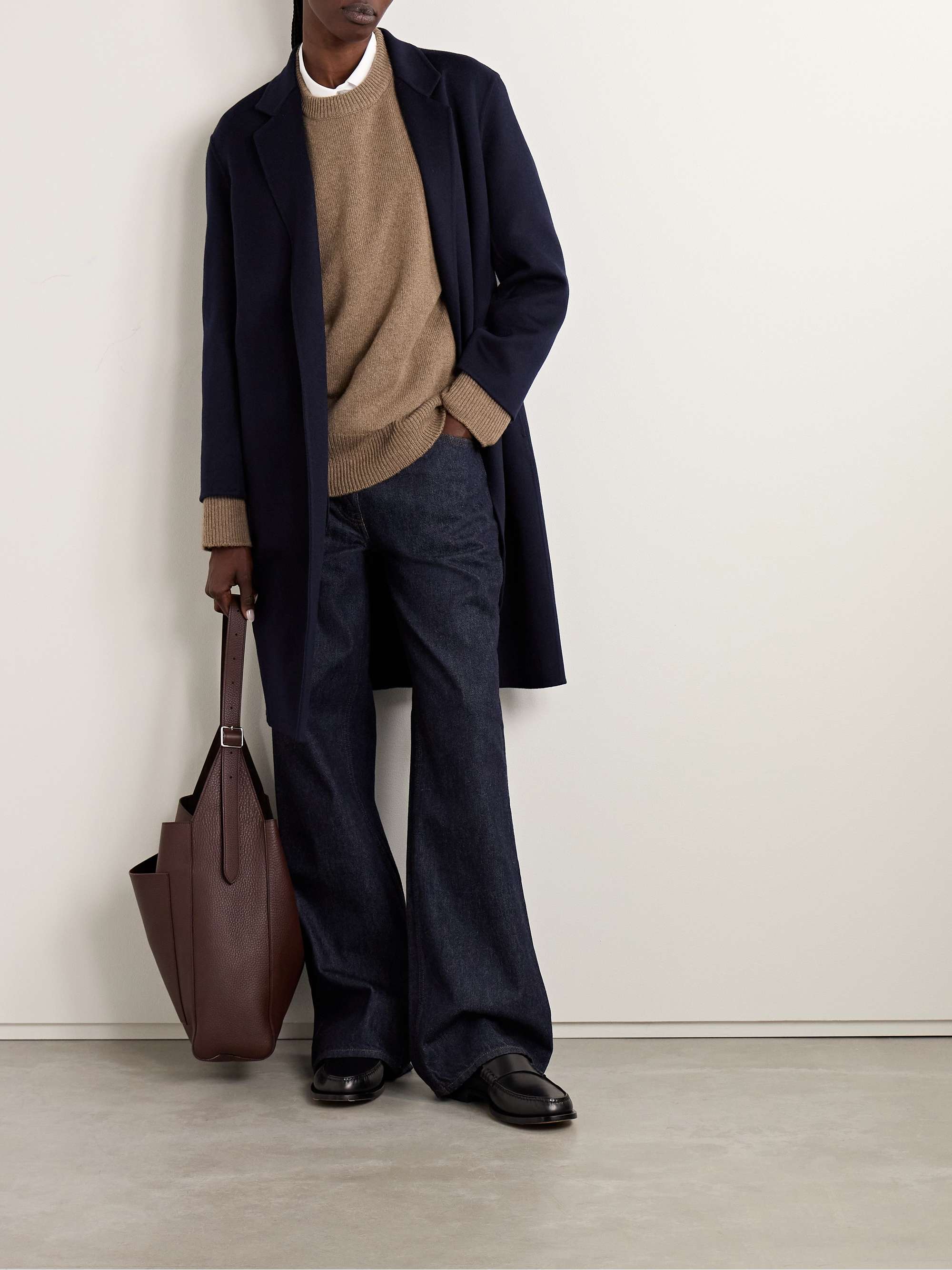 Fedra cashmere coat view