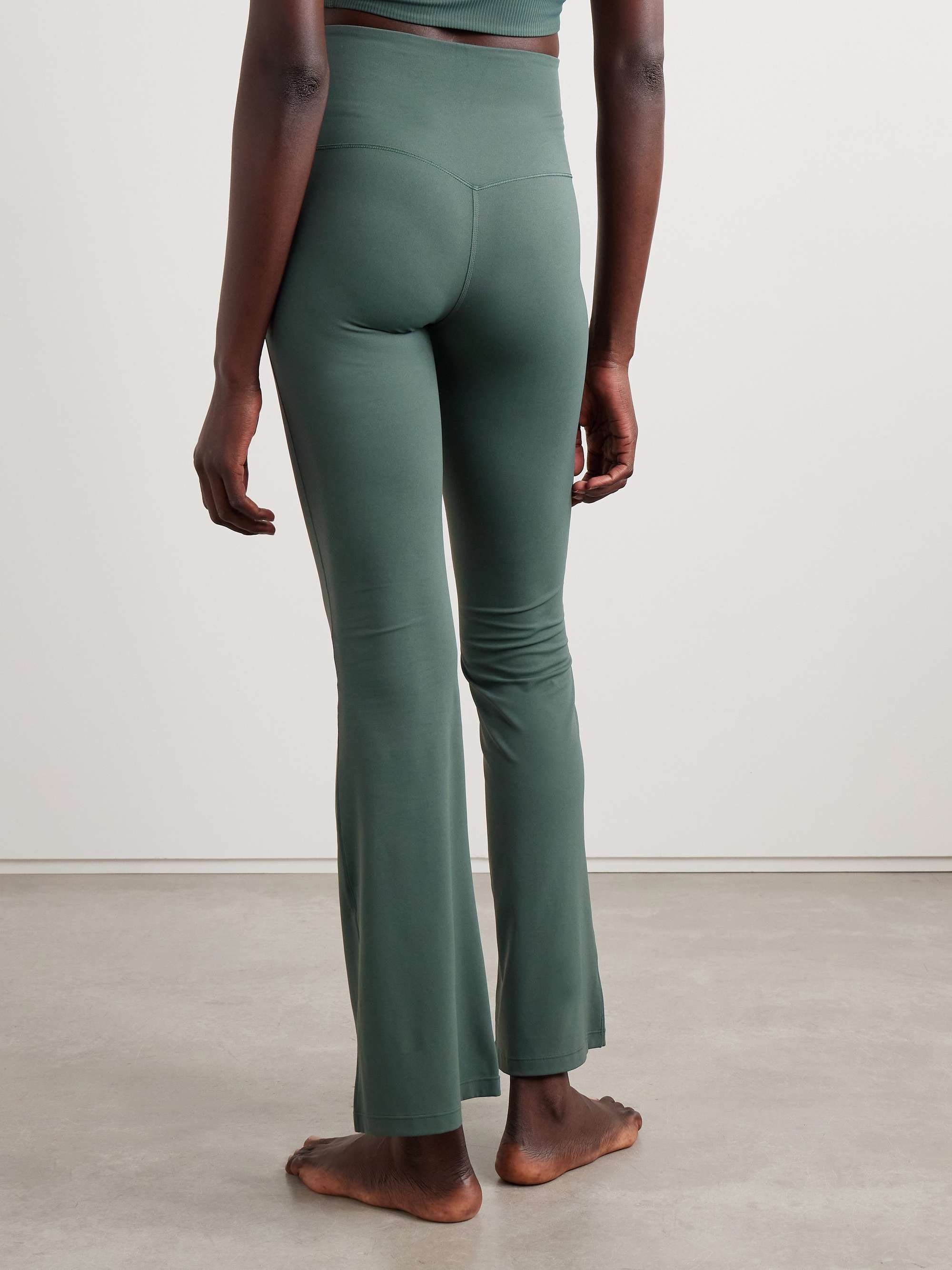 Zenvy stretch-jersey flared leggings view