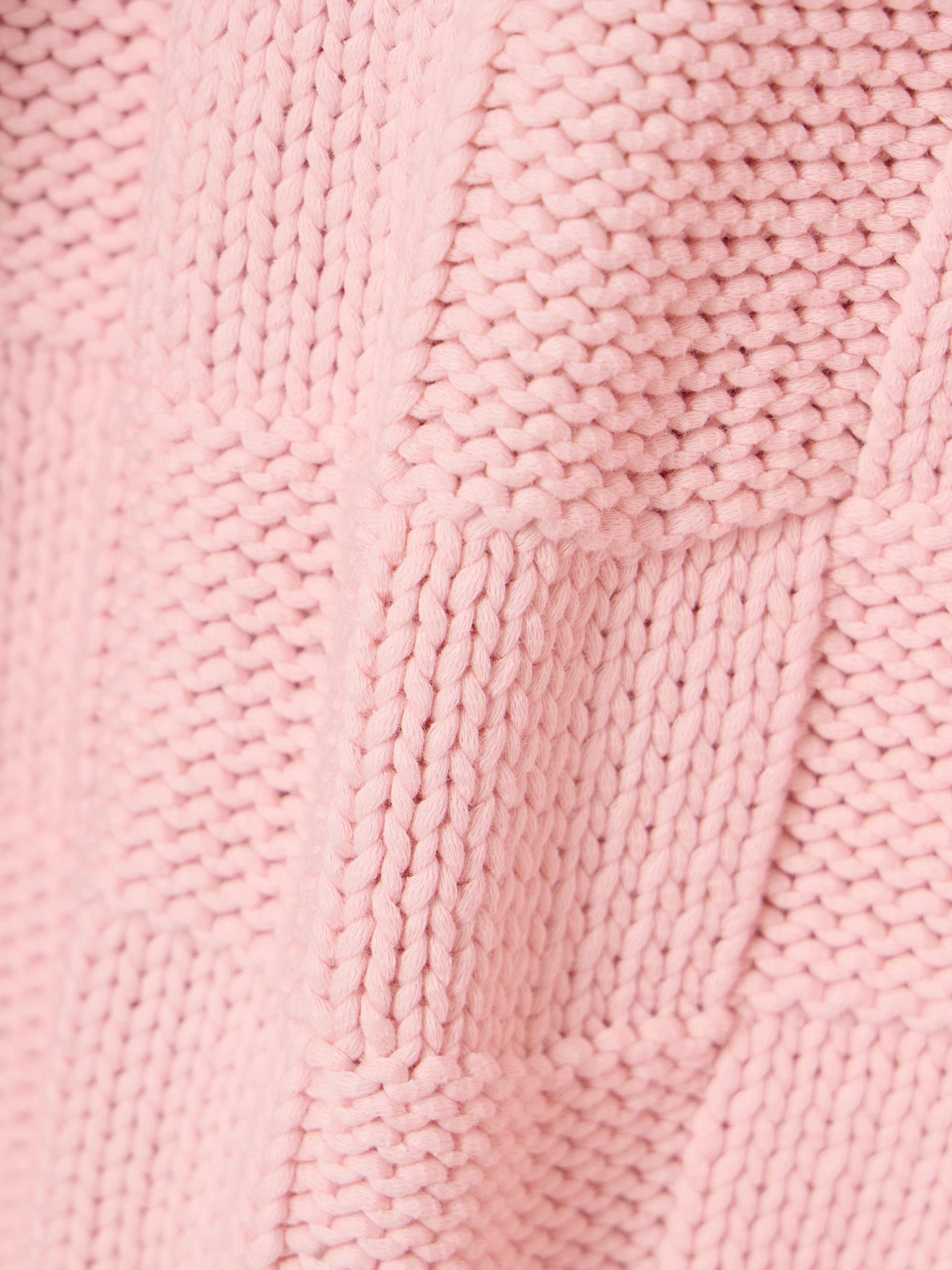 Checked cotton-blend sweater view