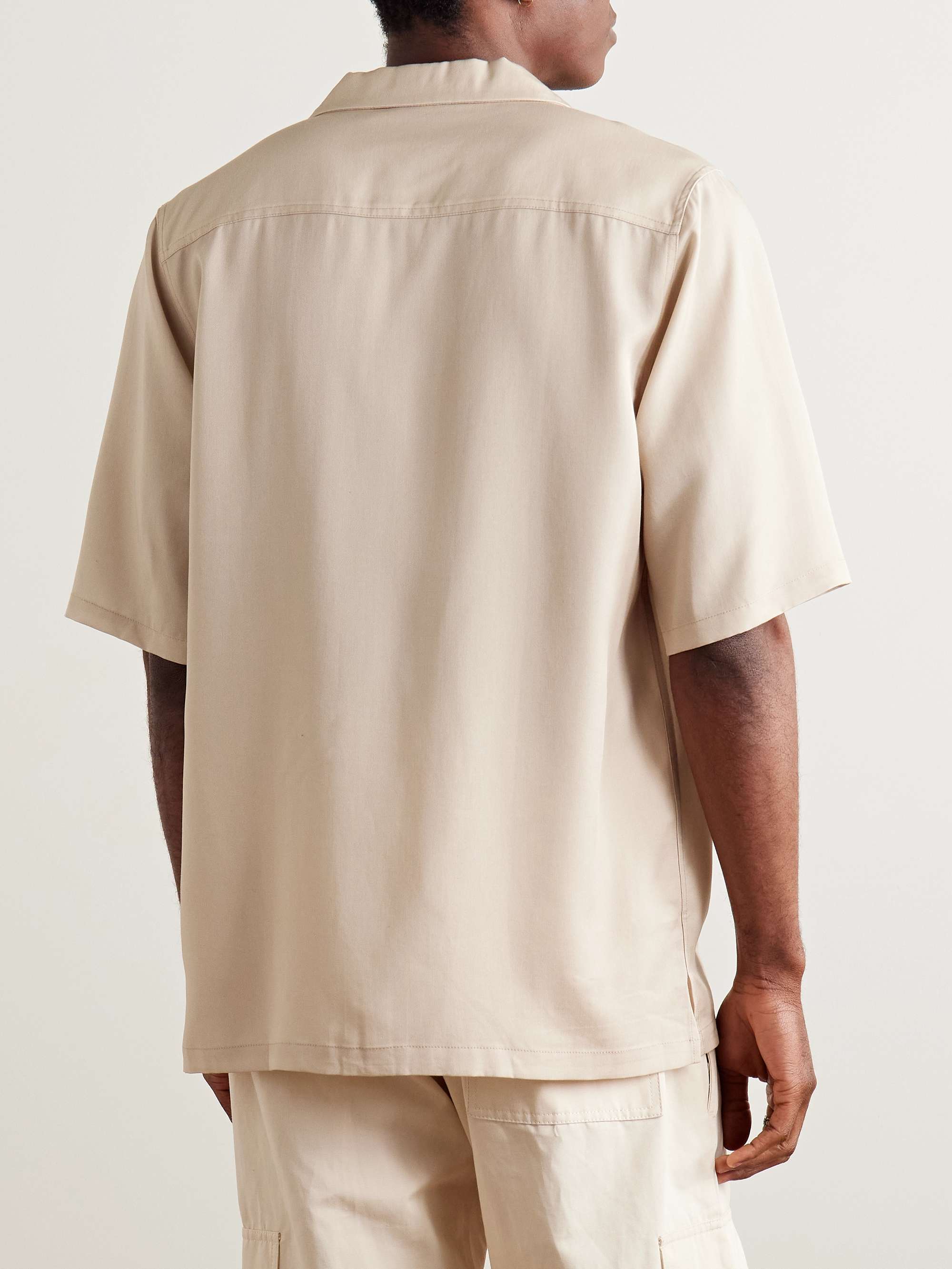 Stormy Waters Camp-Collar Printed Lyocell-Twill Shirt view