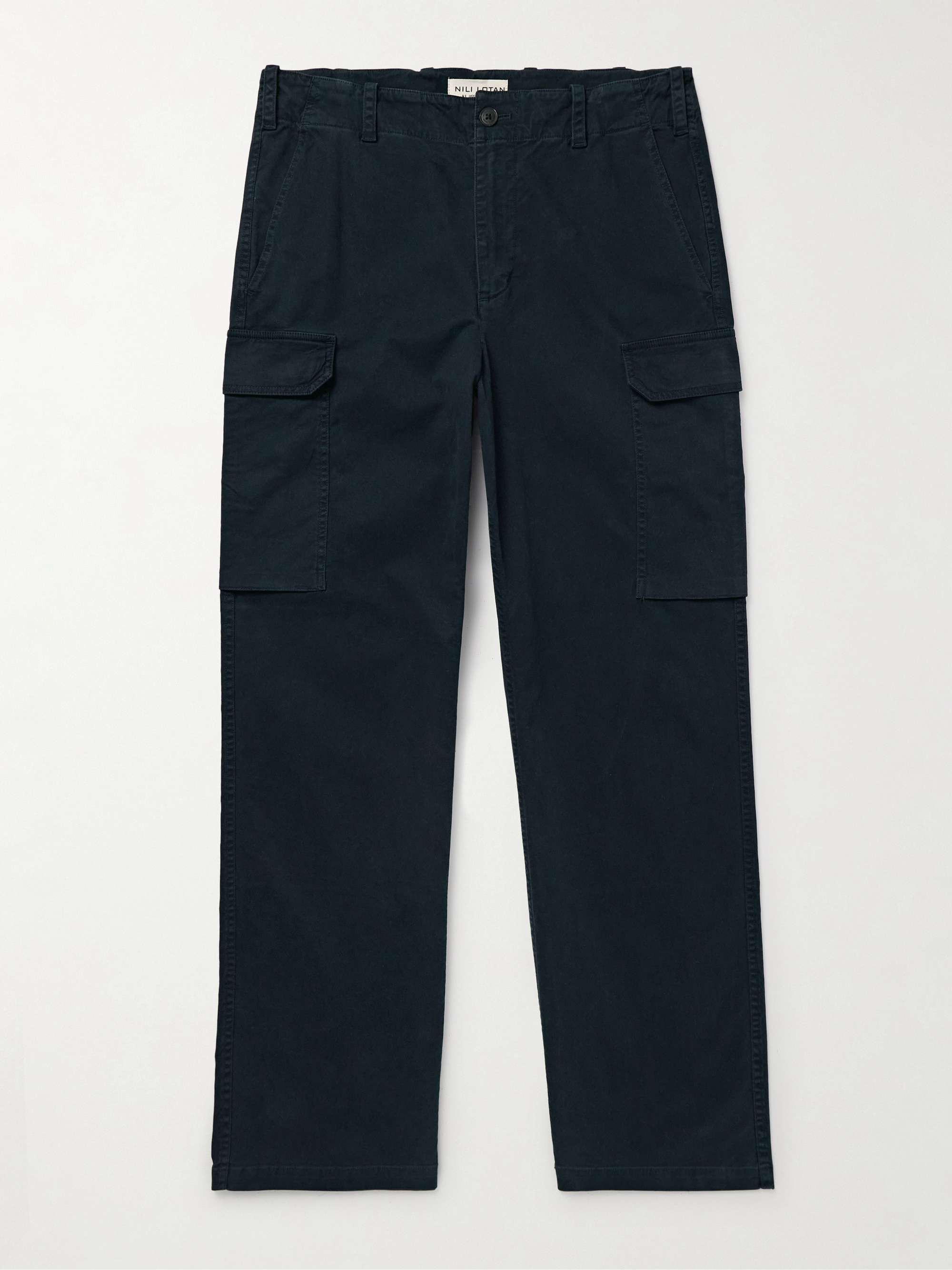 Friedman Straight-Leg Cotton-Blend Twill Cargo Trousers view