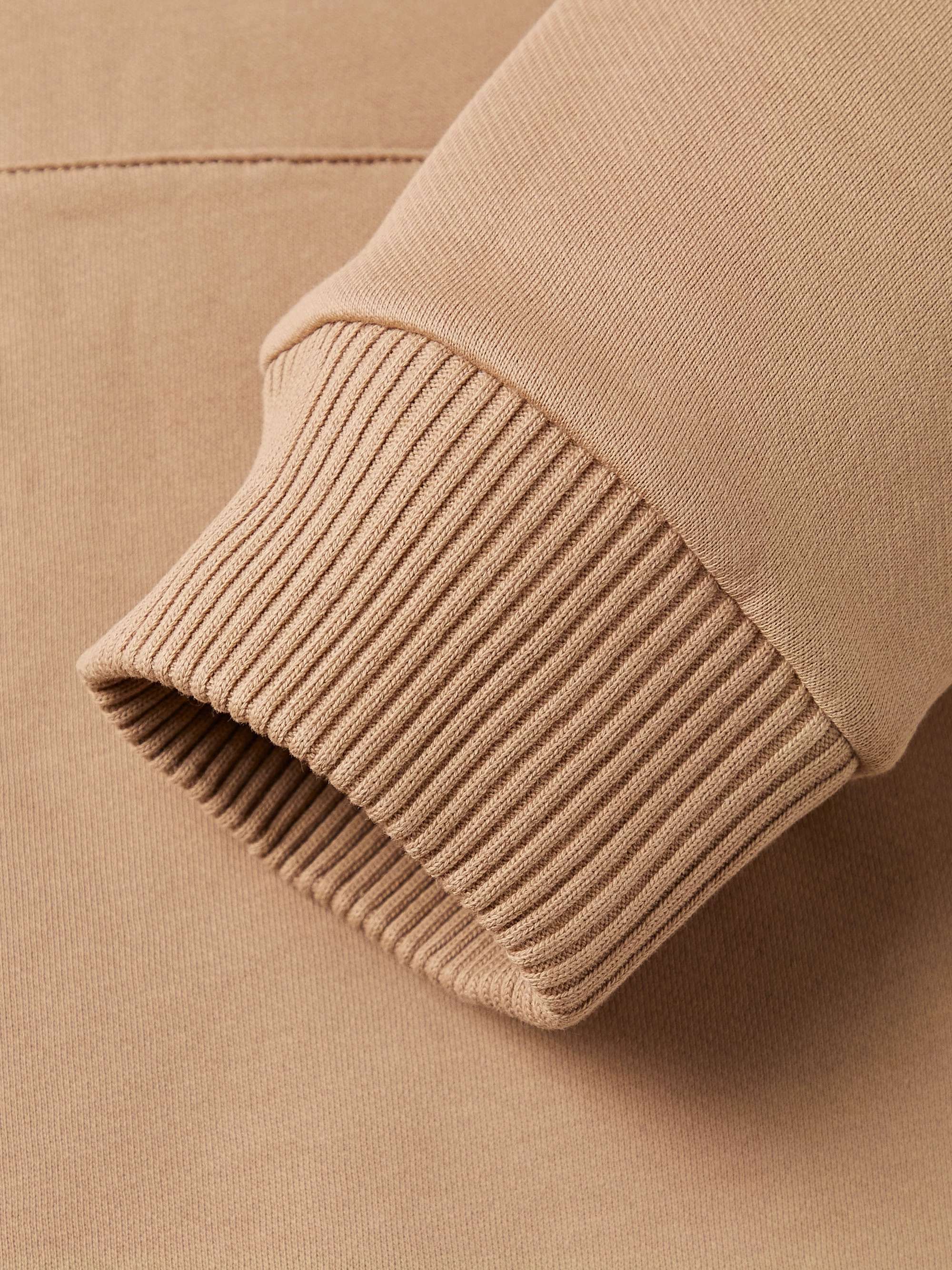 Checked Cotton-Blend Jersey Hoodie view