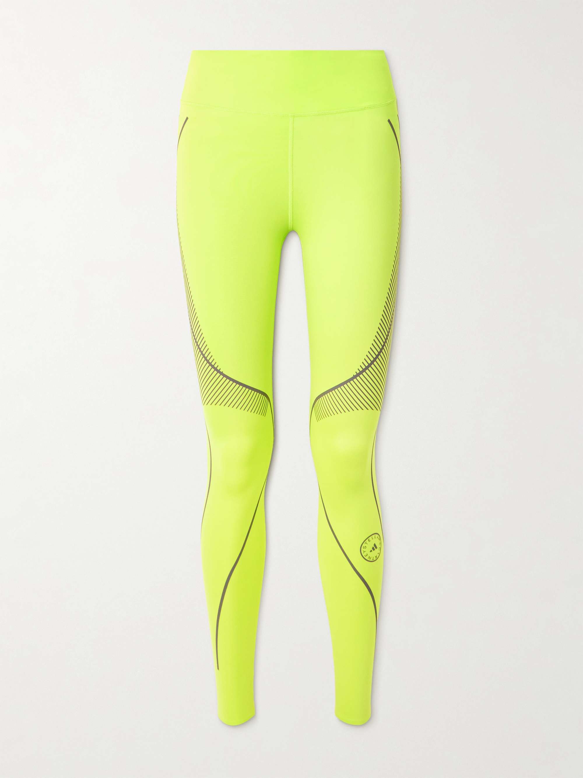 TruePace COLD.RDY neon recycled-stretch leggings view