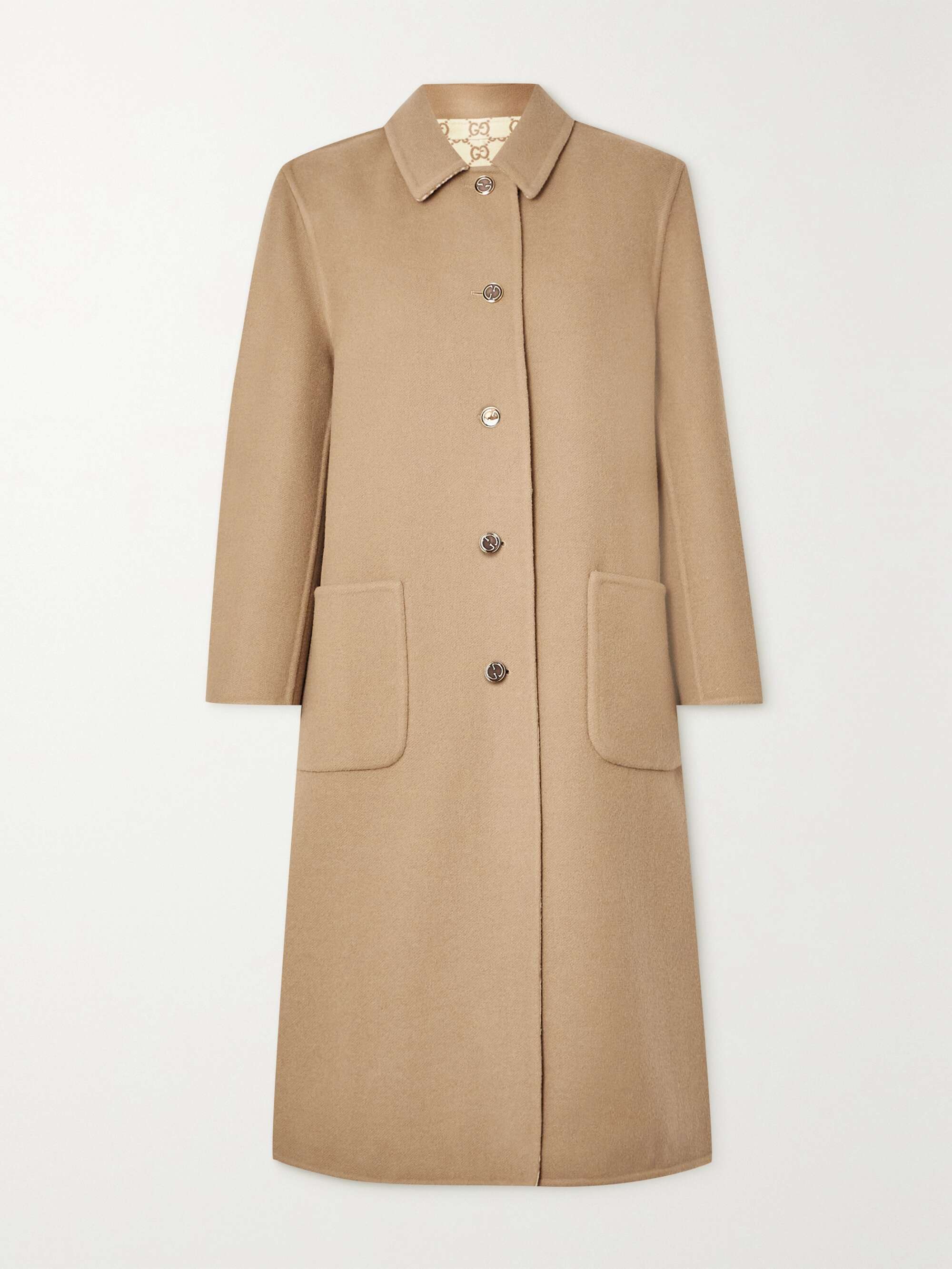 Love Parade reversible wool and silk-blend coat view