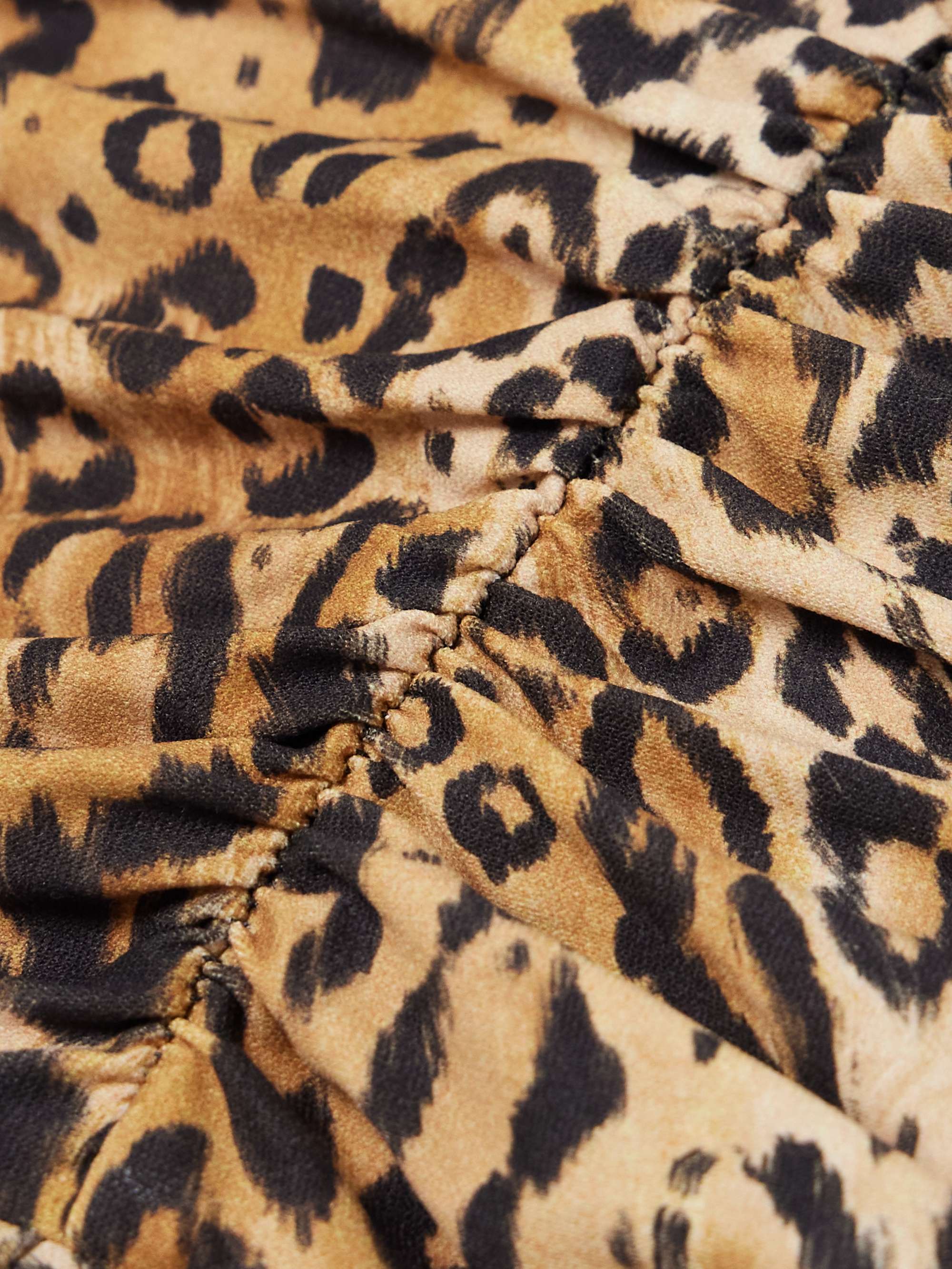 Catania ruched leopard-print bikini briefs view