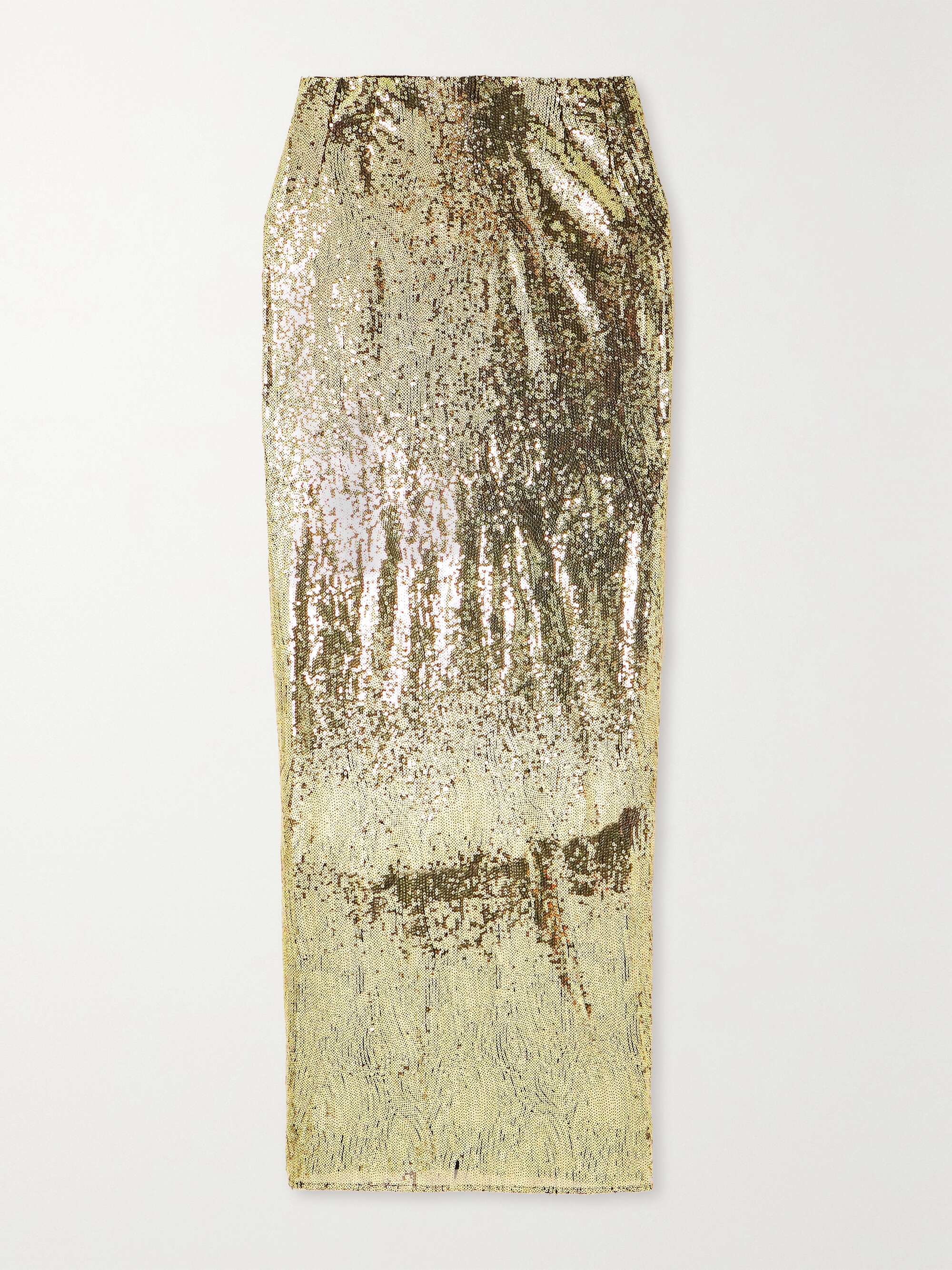 Sequined tulle maxi skirt view