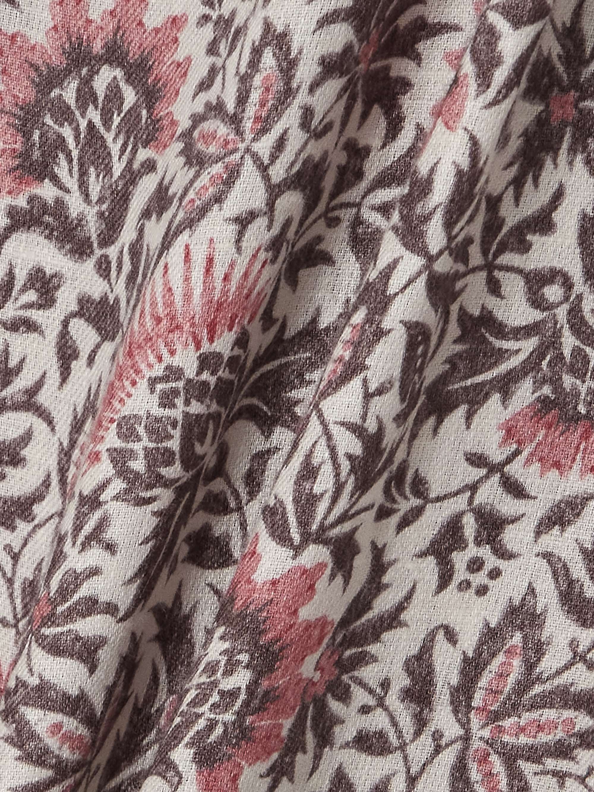 Billie belted floral-print linen-twill mini dress view