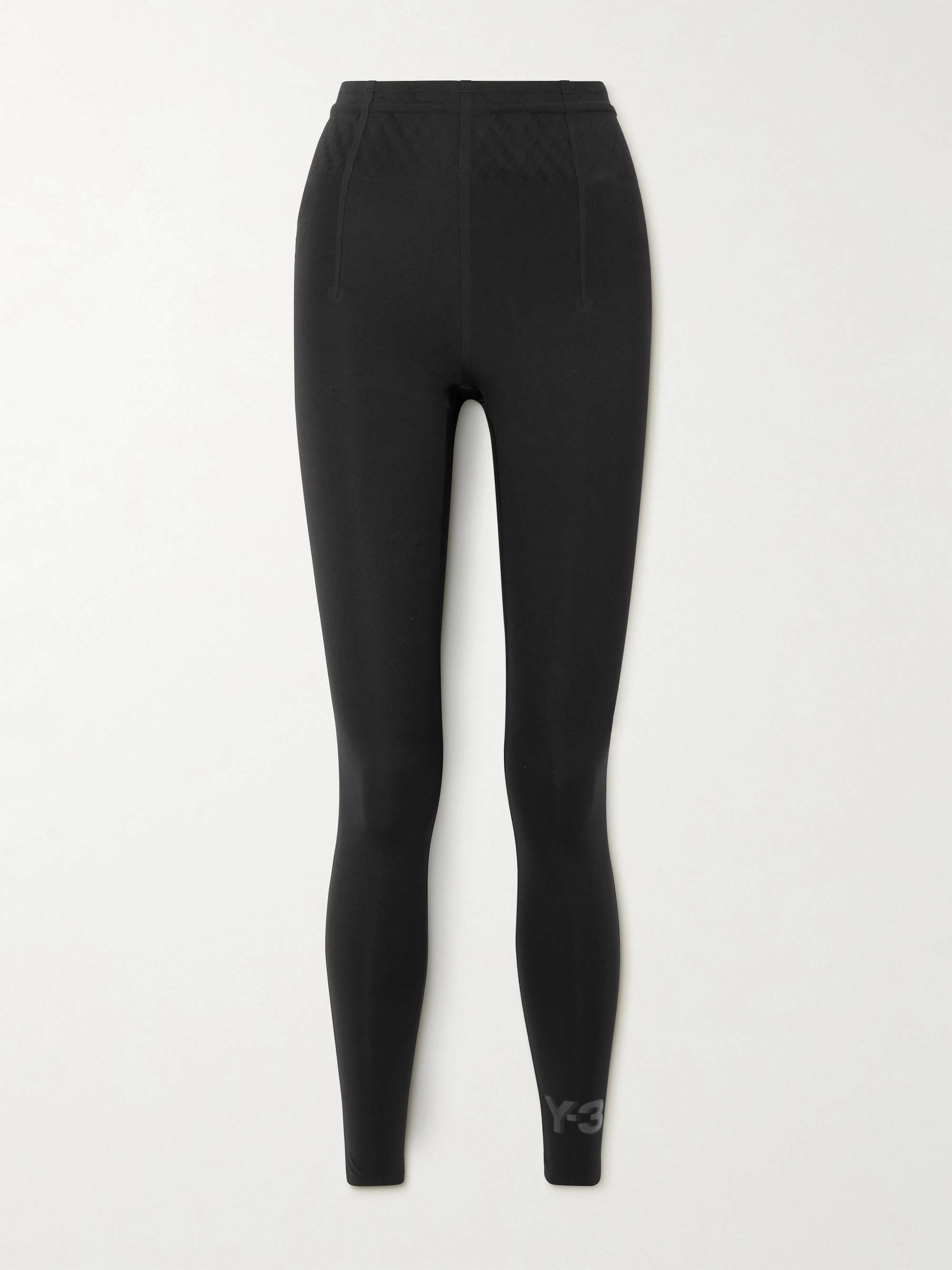+ Y-3 stretch-jersey leggings view