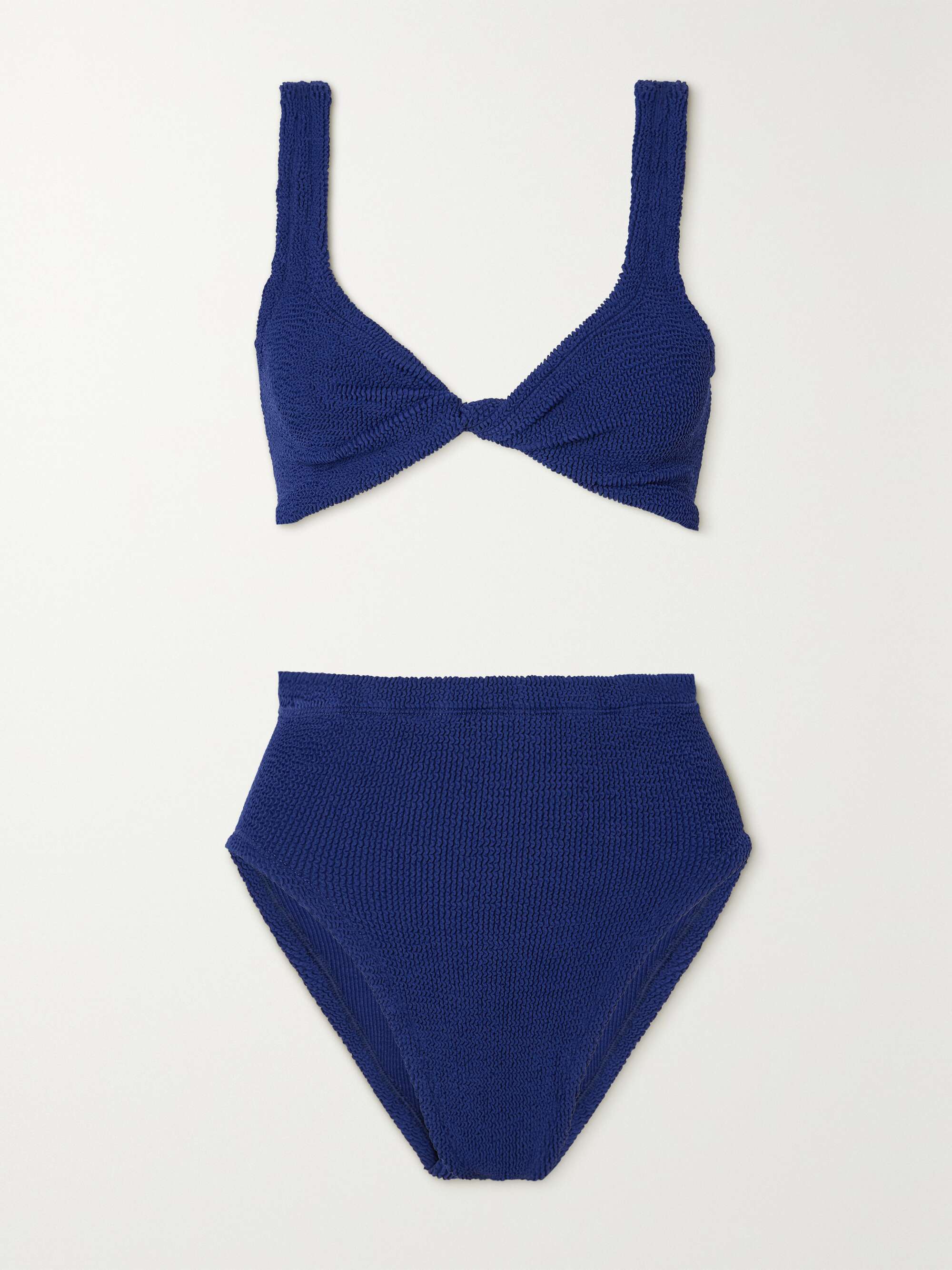 Jamie twist-front seersucker bikini view