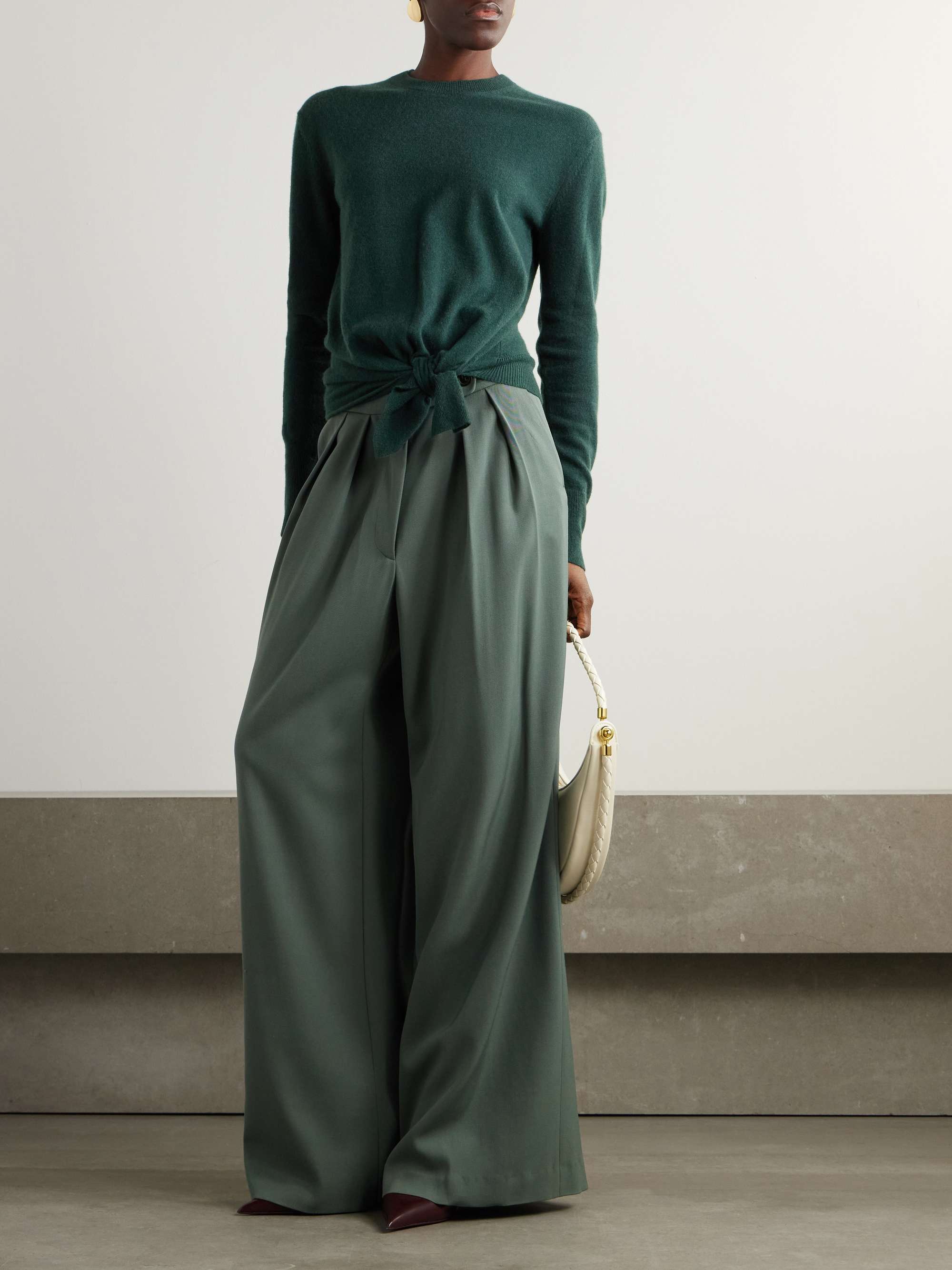 Nalini knotted cashmere sweater view