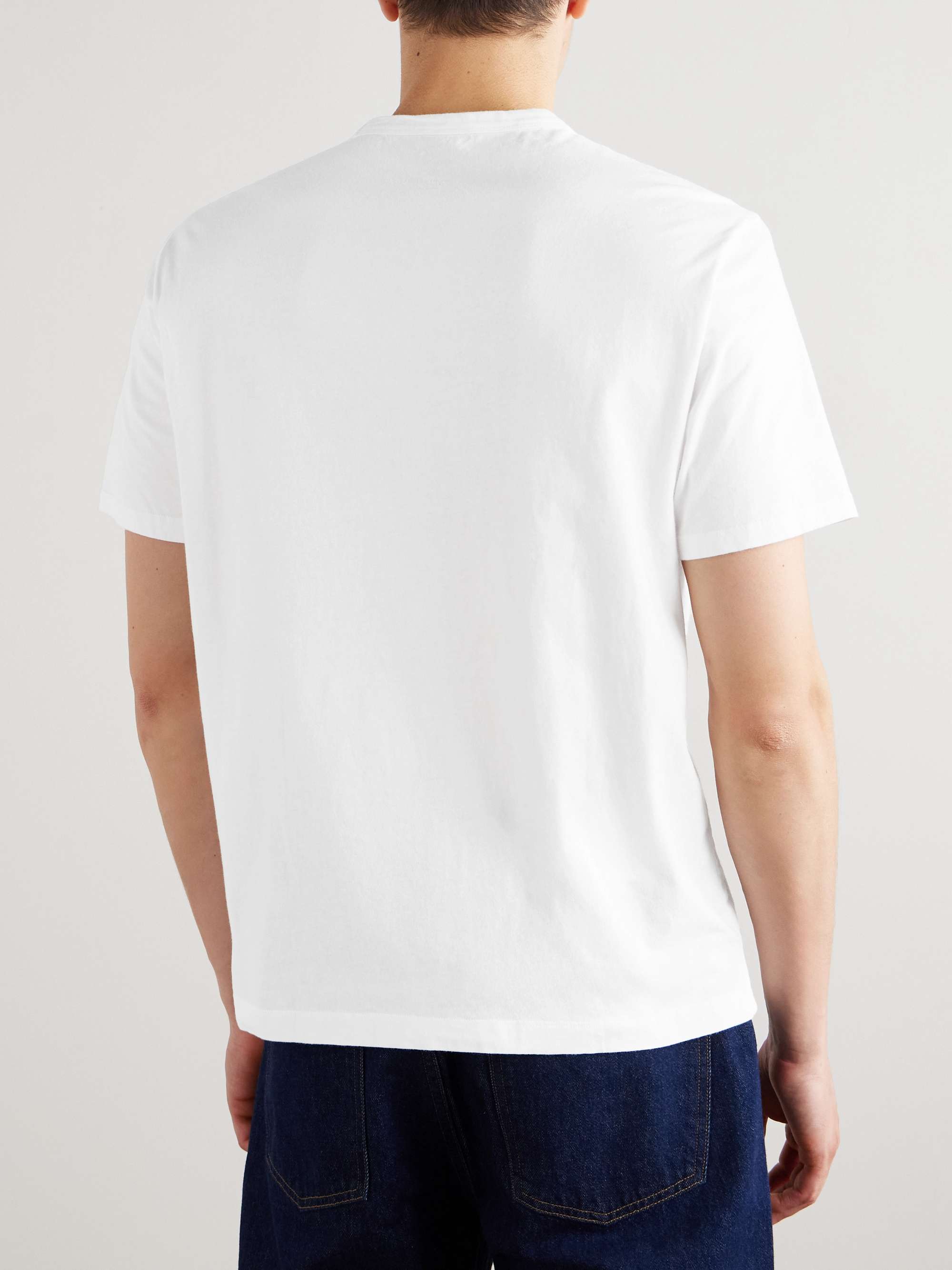 Three-Pack Organic Cotton-Jersey T-Shirts view