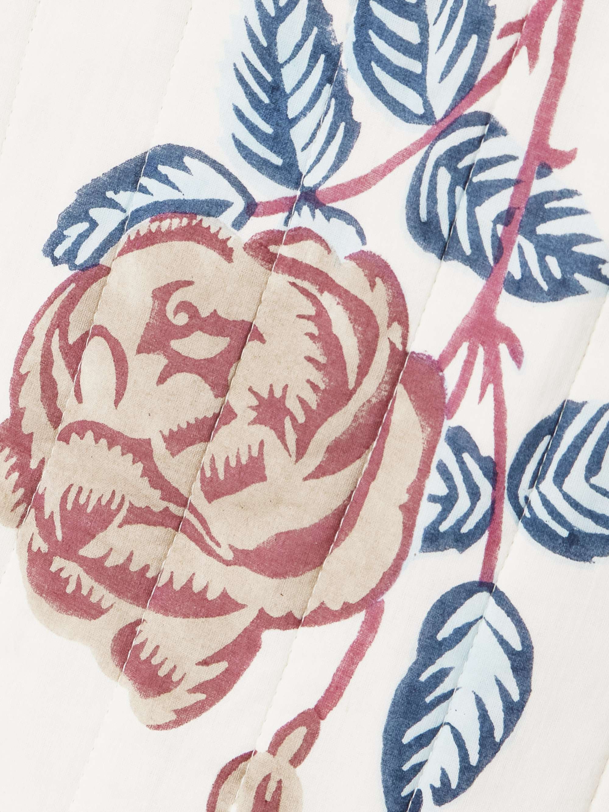 Tilda quilted floral-print cotton-poplin vest view