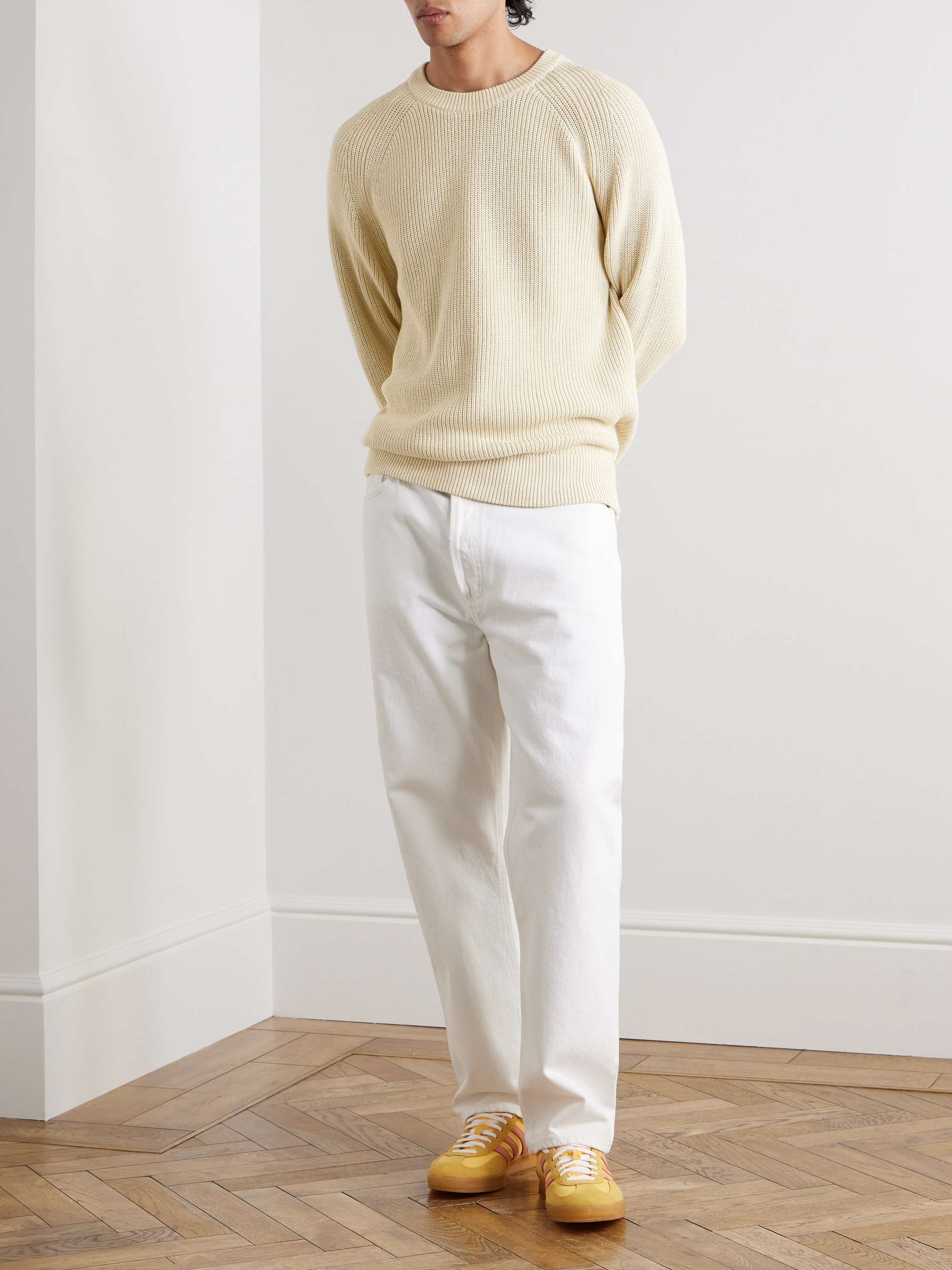 Jacobo 6470 Ribbed Cotton Sweater view
